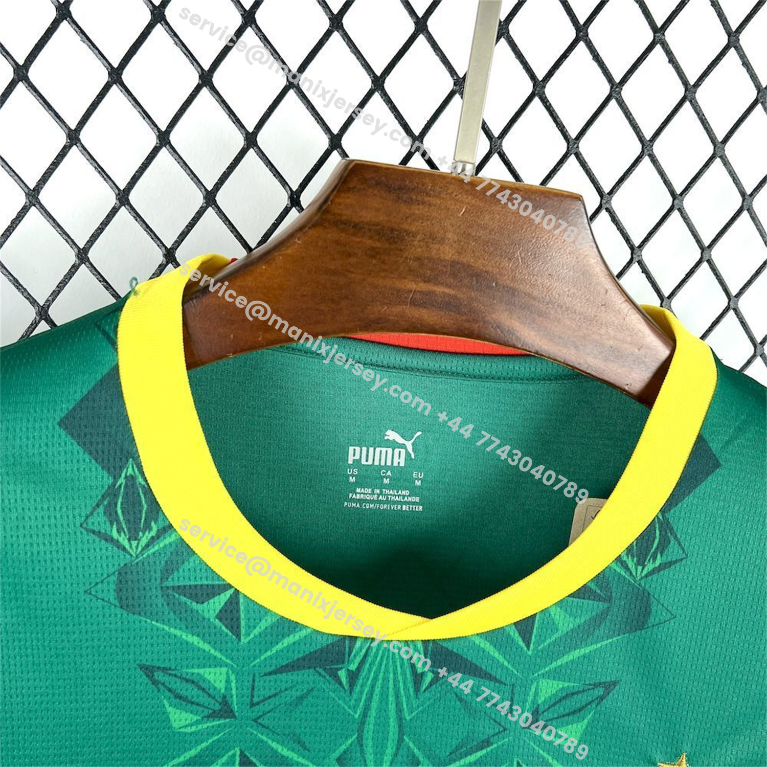 ManixJersey.com | Senegal 2026 Away Green Jersey - Fans Version -Customize Name, Number and Patch | Worldwide Shipping