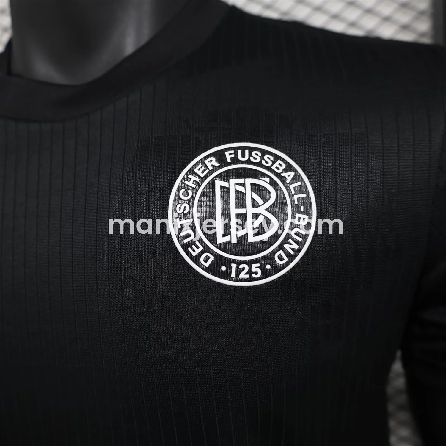 ManixJersey.com | Germany 2025 Black 125-Year Anniversary Commemorative Edition Jersey - Player Version -Customize Name, Number and Patch | Worldwide Shipping