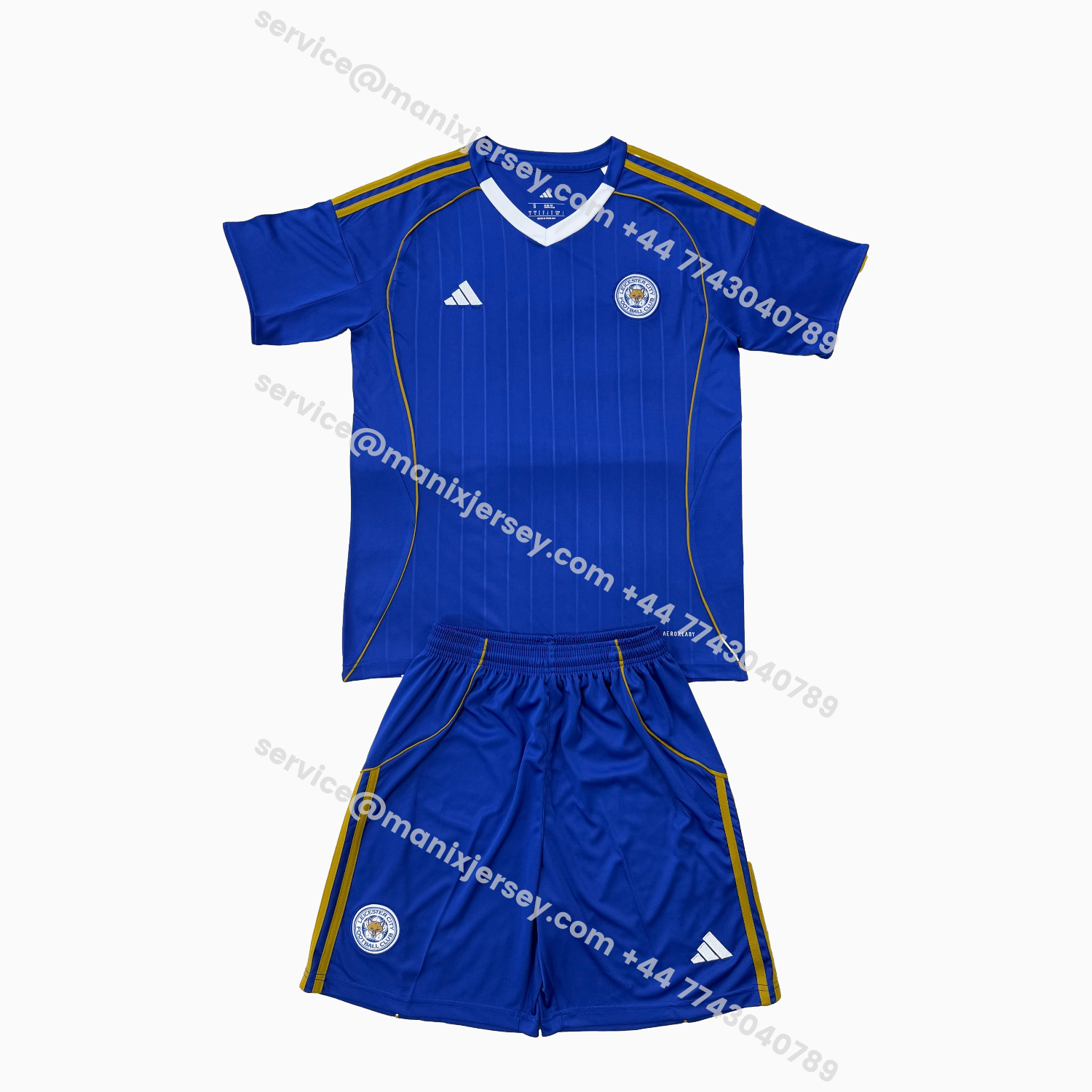 ManixJersey.com | Leicester City 25-26 Home Kids Kit -Customize Name, Number and Patch | Worldwide Shipping