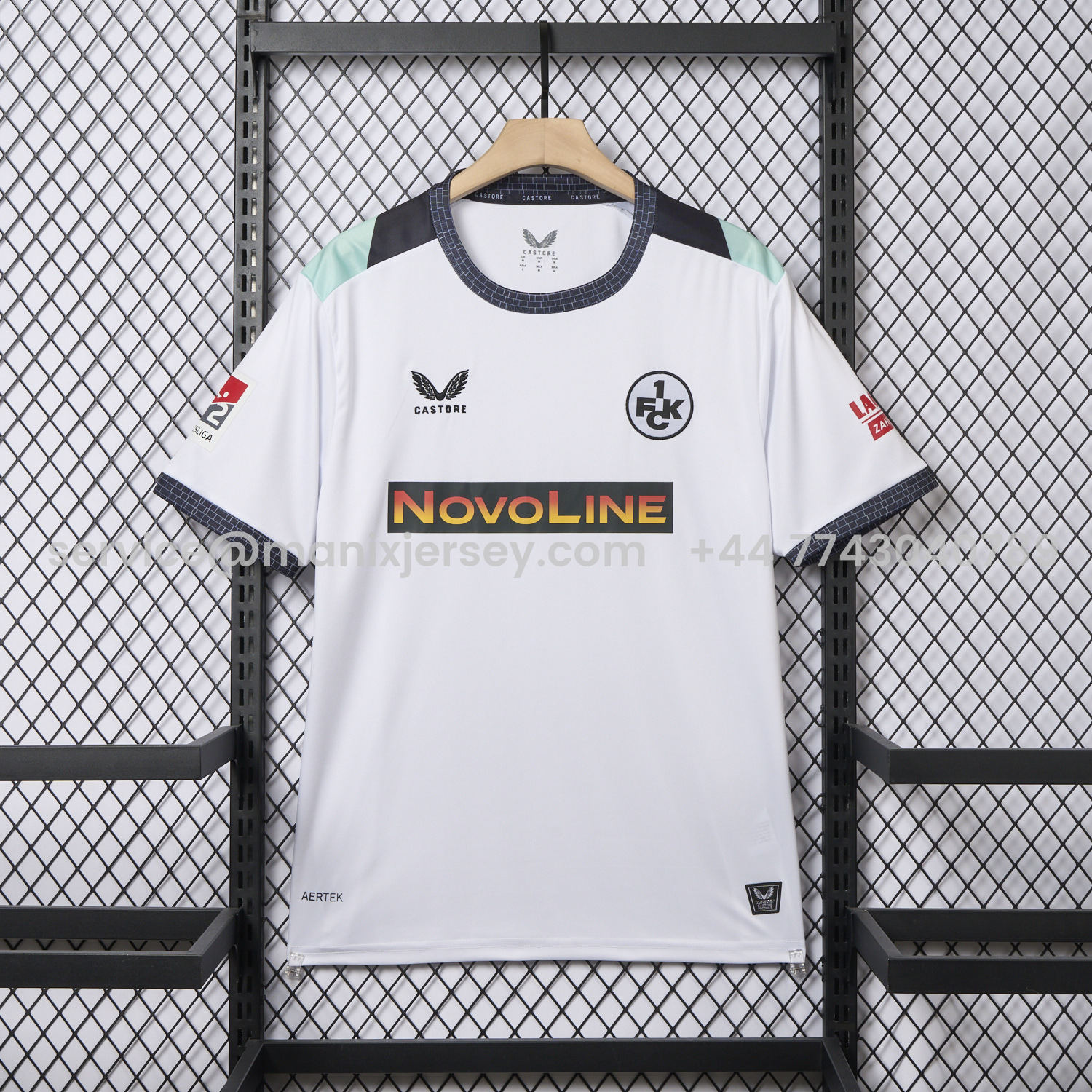 ManixJersey.com | Kaiserslautern 25-26 Away Jersey - Fans Version -Customize Name, Number and Patch | Worldwide Shipping