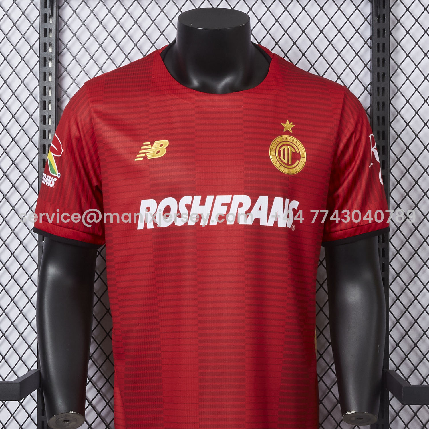 ManixJersey.com | Toluca 25-26 Home Jersey - Player Version -Customize Name, Number and Patch | Worldwide Shipping