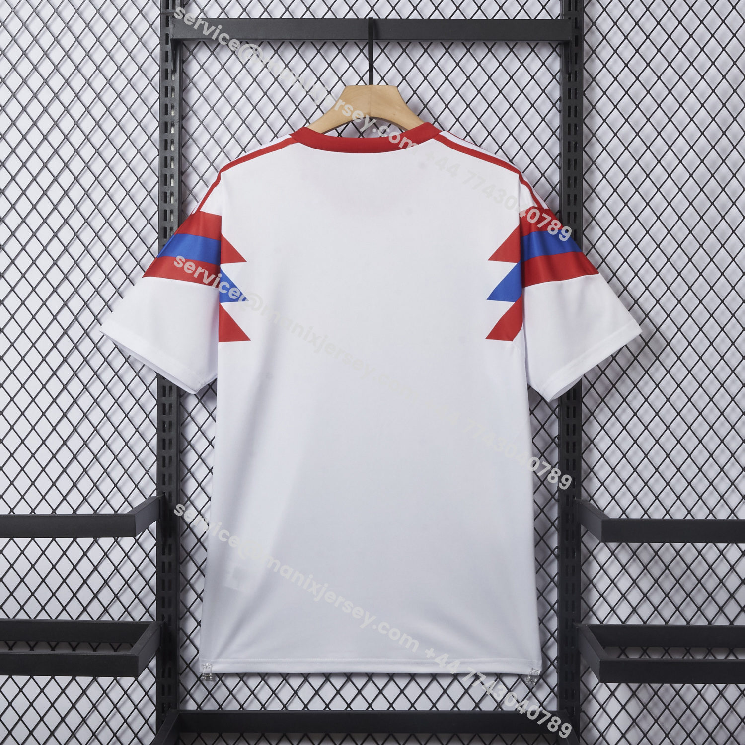 ManixJersey.com | Retro Hamburger SV 1989-90 Home Jersey -Customize Name, Number and Patch | Worldwide Shipping