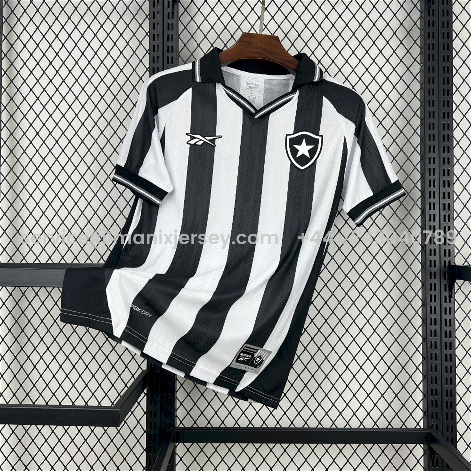 ManixJersey.com | Botafogo 25-26 Home Unsponsored Jersey - Fans Version -Customize Name, Number and Patch | Worldwide Shipping