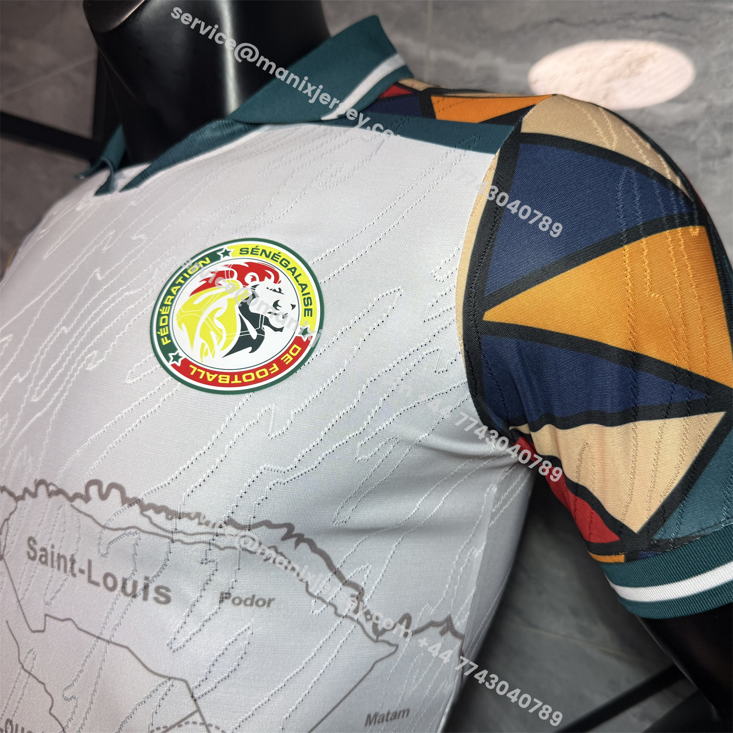 ManixJersey.com | Senegal 25-26 Map Special Jersey - Player Version -Customize Name, Number and Patch | Worldwide Shipping