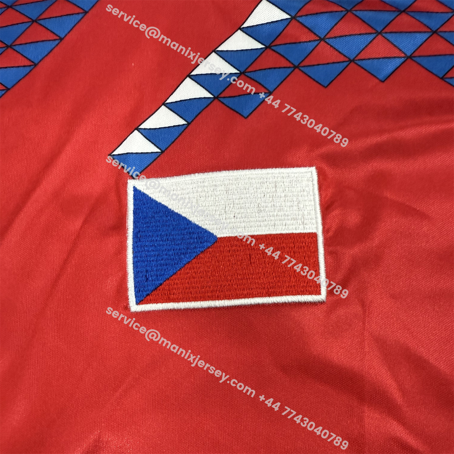 ManixJersey.com | Retro Slovakia 1990 Home Jersey -Customize Name, Number and Patch | Worldwide Shipping