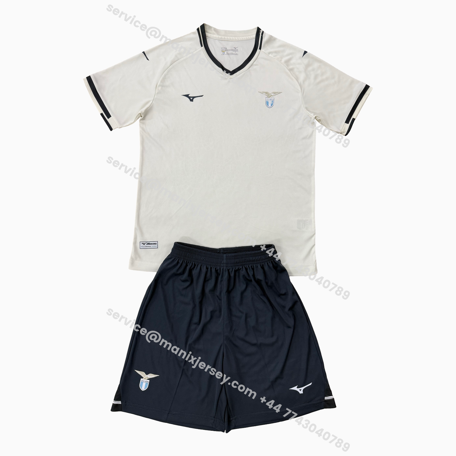 ManixJersey.com | Lazio 25-26 Away Kids Kit -Customize Name, Number and Patch | Worldwide Shipping