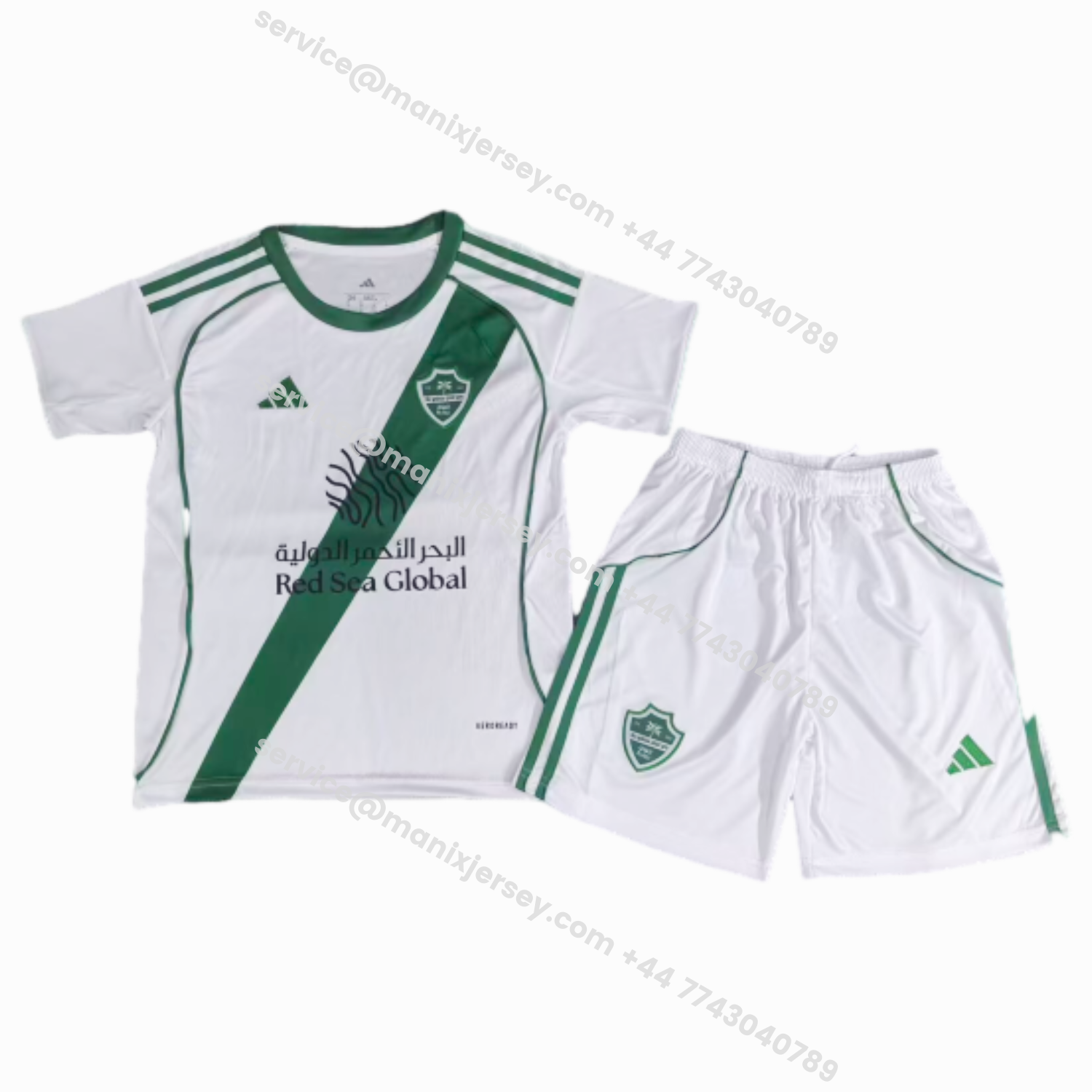 ManixJersey.com | Al-Ahli SFC Jeddah Nationals 25-26 Home Kids Kit -Customize Name, Number and Patch | Worldwide Shipping