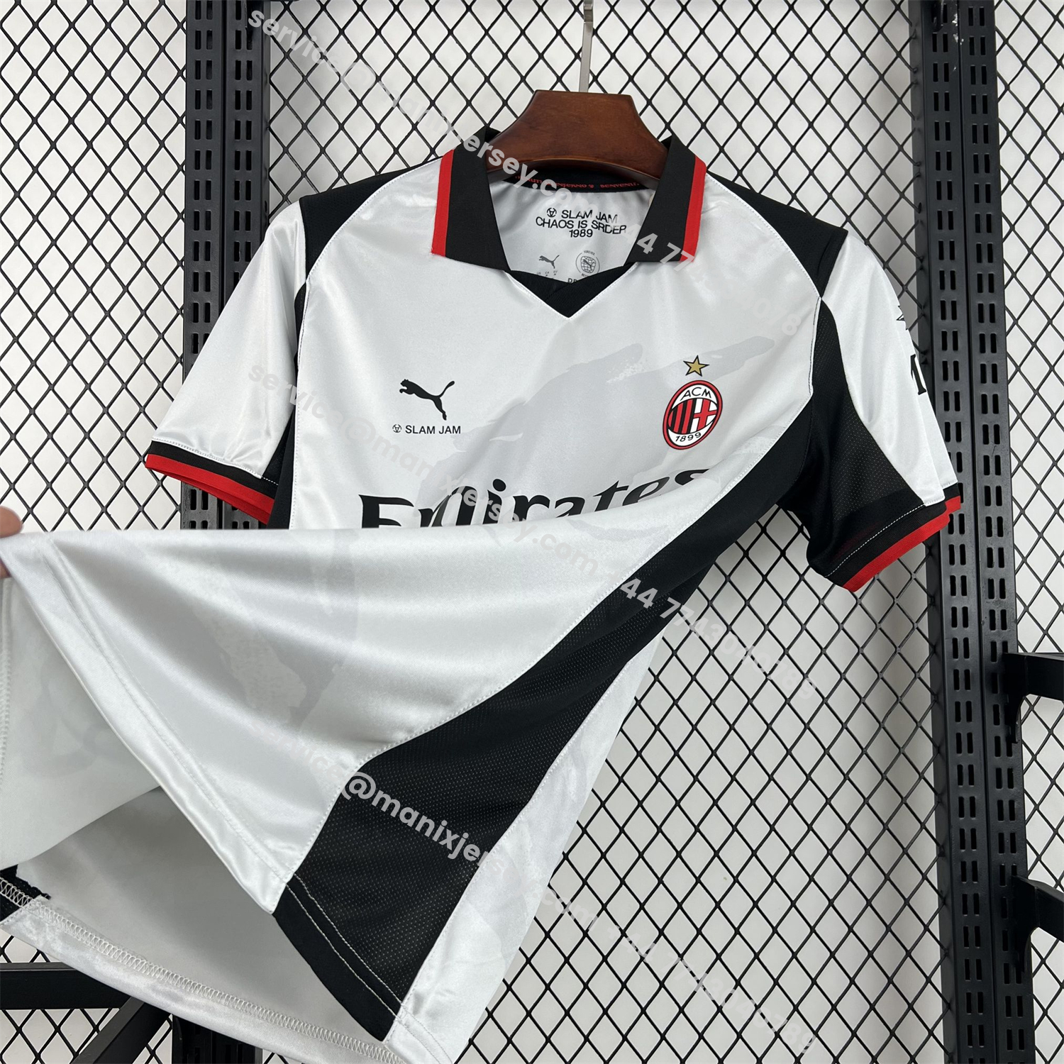 AC Milan 26-27 Slam Jam Special Jersey - Fans Version:football jersey mysite: unitedjerseyfootball 邓江浪:football