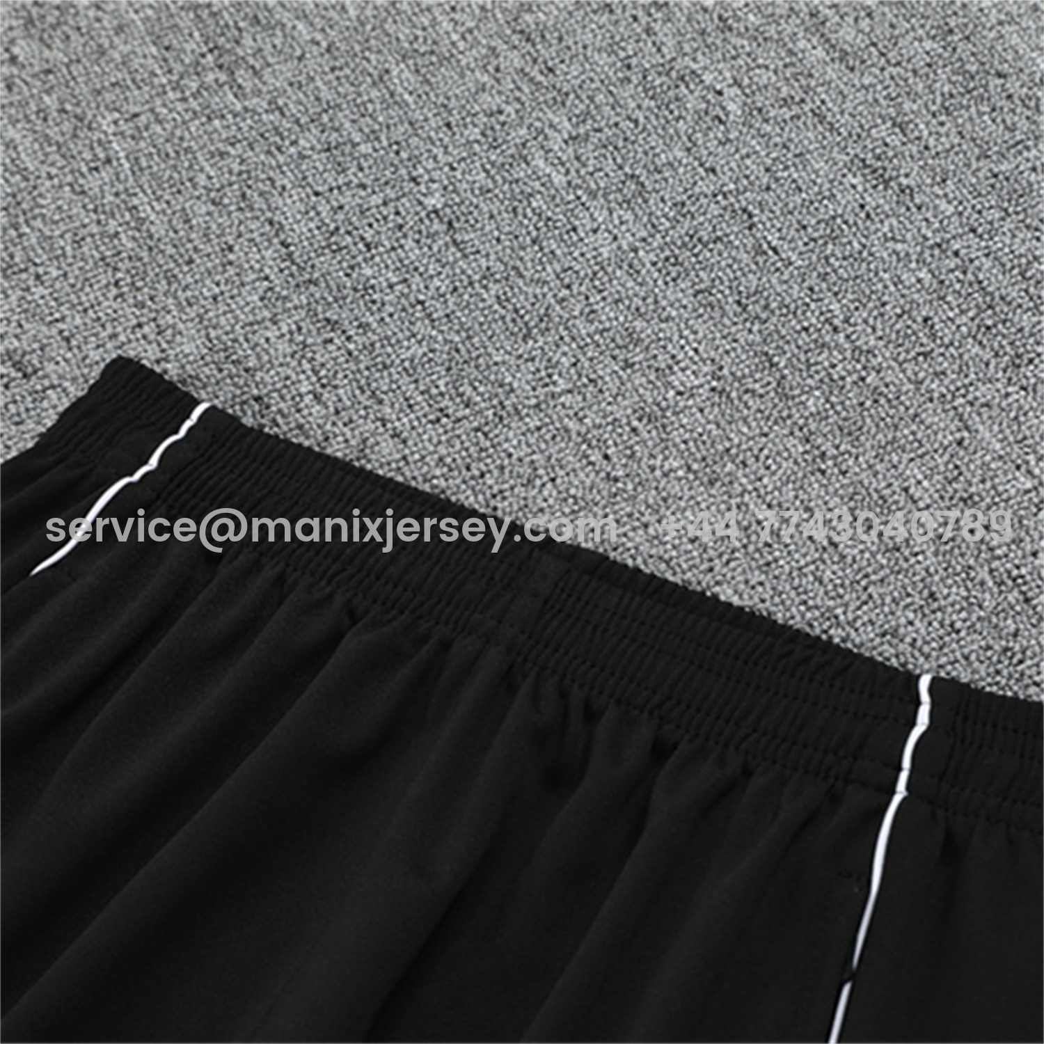 ManixJersey.com | Japan 25-26 Long Sleeve Training Set - Light Grey Top and Black Pants -Customize Name, Number and Patch | Worldwide Shipping