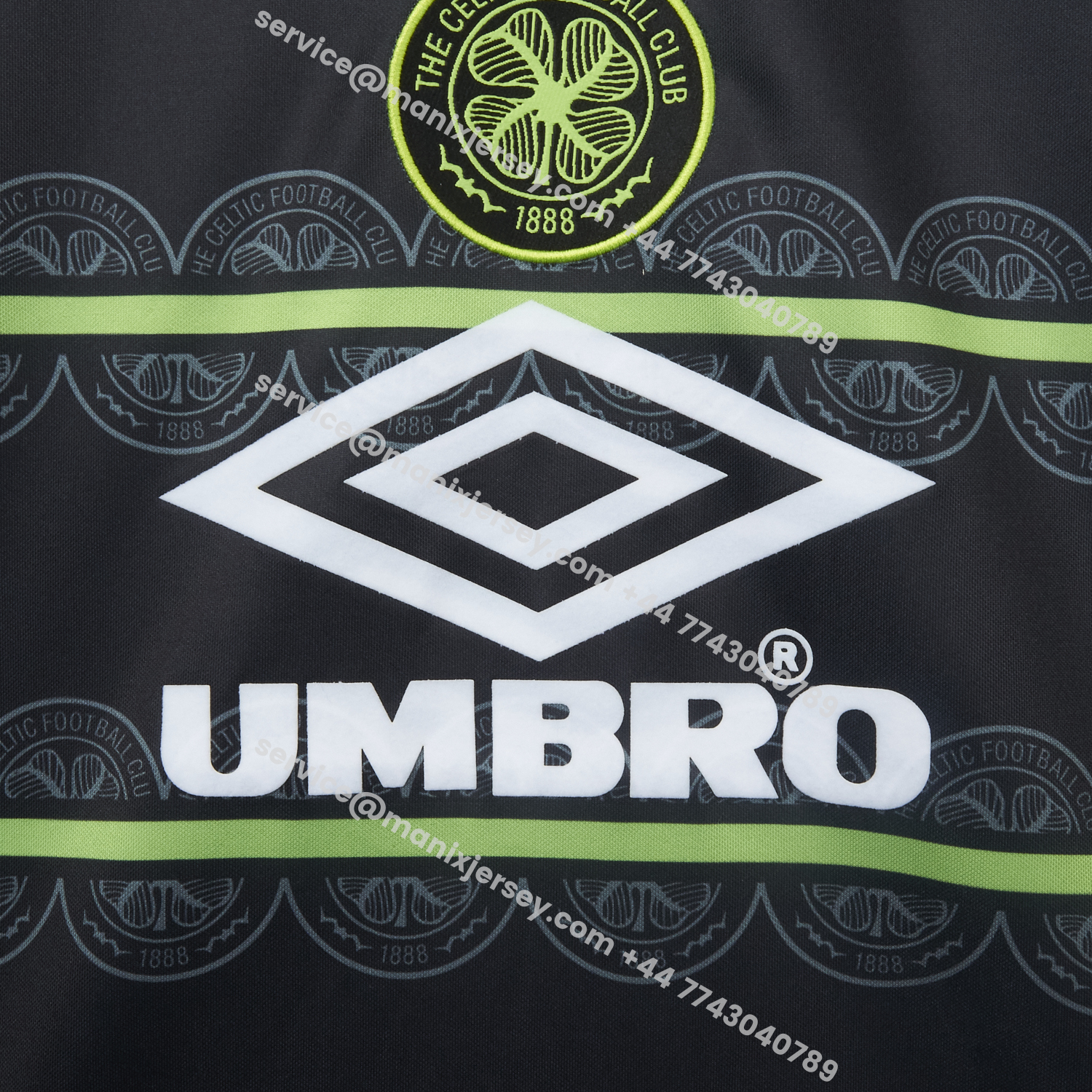 ManixJersey.com | Retro Celtic 1998-99 Away Jersey -Customize Name, Number and Patch | Worldwide Shipping
