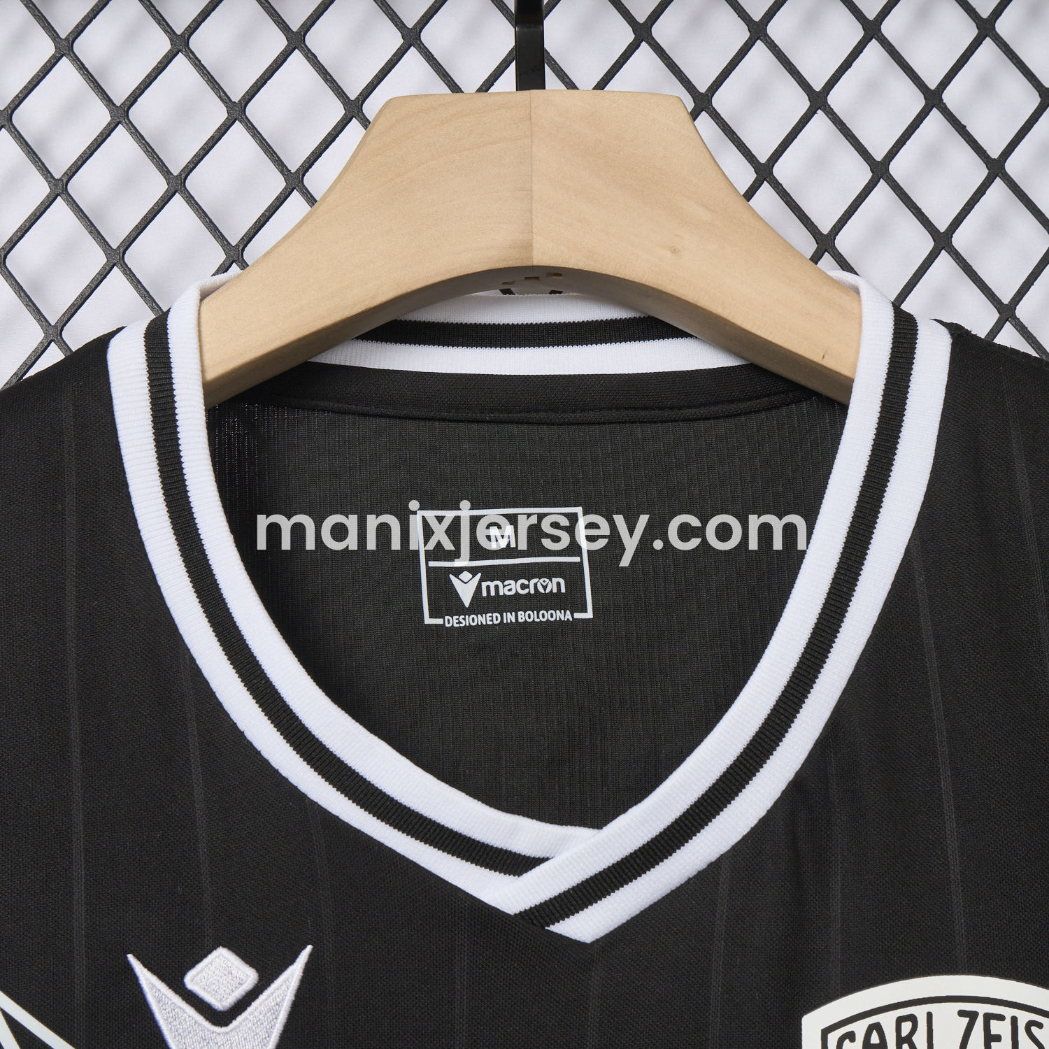 ManixJersey.com | Carl Zeiss Jena 24-25 Black Pre-Match Special Jersey - Fans Version -Customize Name, Number and Patch | Worldwide Shipping