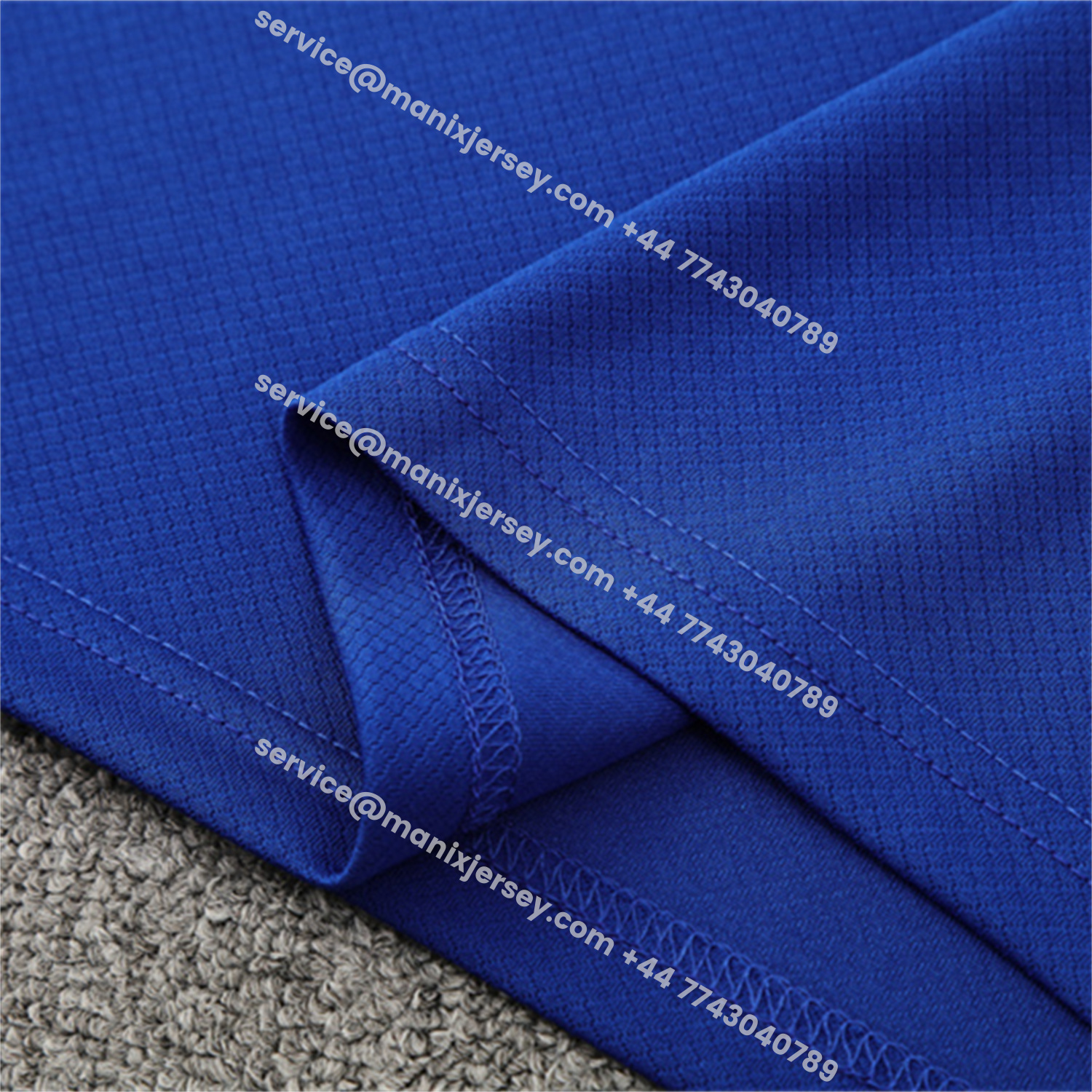 ManixJersey.com | C.H.E.L.S.E.A 25-26 Short-Sleeve Training Set - Blue Top & Black Shorts -Customize Name, Number and Patch | Worldwide Shipping