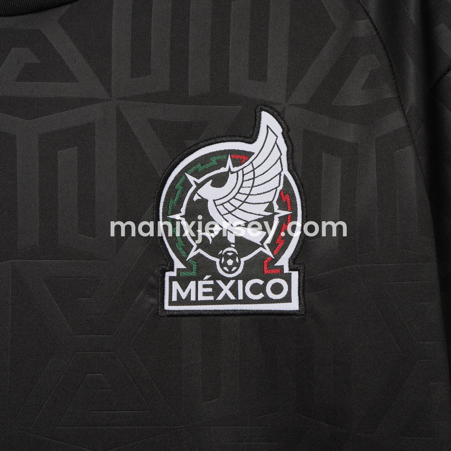 ManixJersey.com | Mexico 25-26 Thire Colors Trefoil Black Special Jersey - Fans Version -Customize Name, Number and Patch | Worldwide Shipping