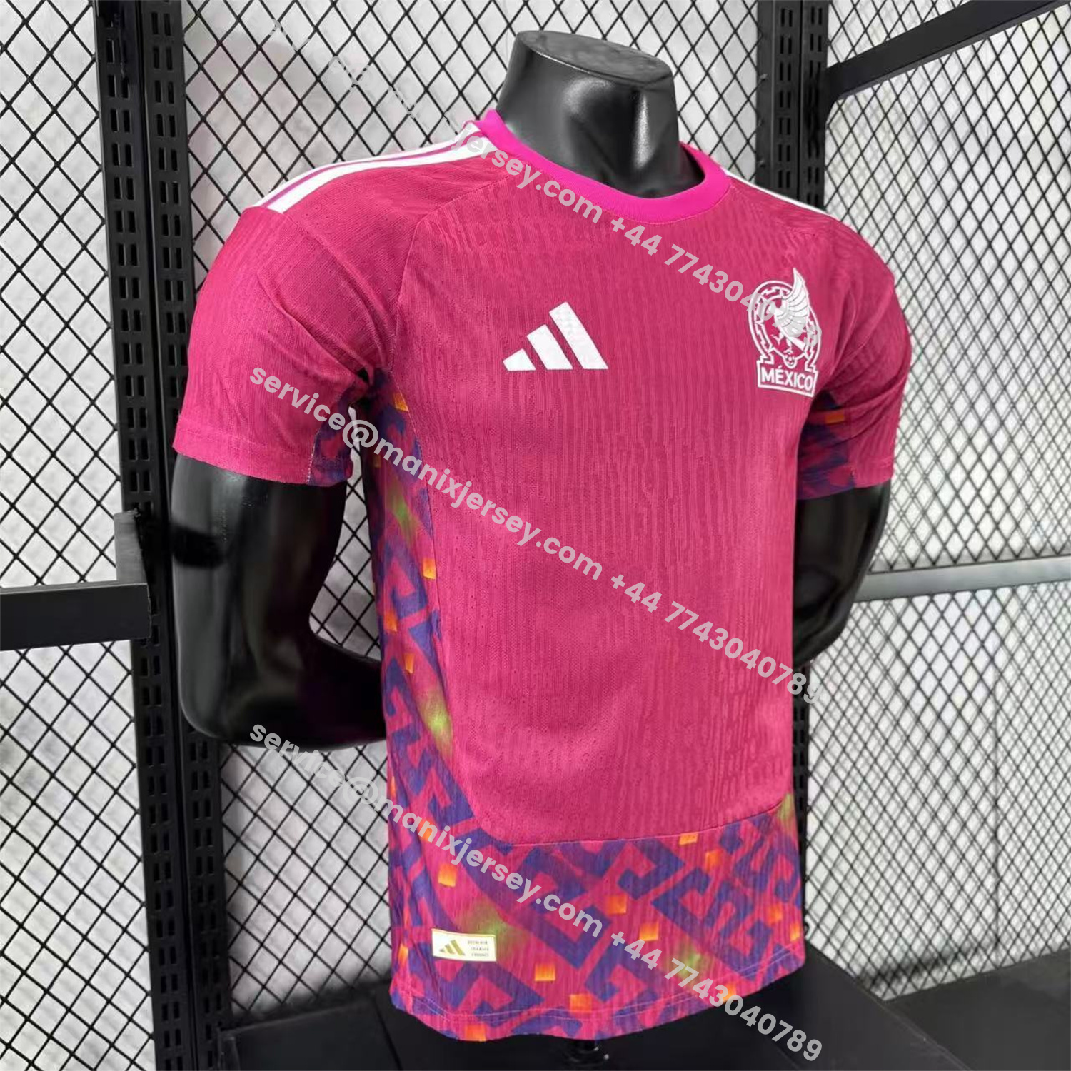 ManixJersey.com | Mexico 2026 Pink Goalkeeper Jersey - Player Version -Customize Name, Number and Patch | Worldwide Shipping