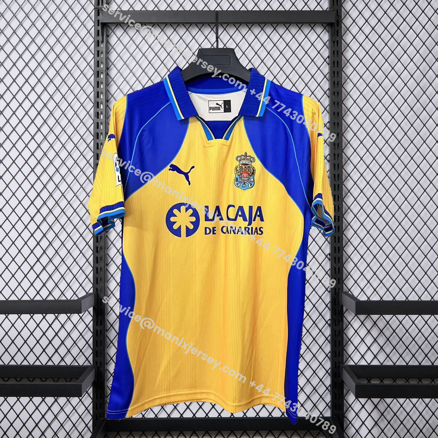 ManixJersey.com | Retro Las Palmas 2000-01 Home Jersey -Customize Name, Number and Patch | Worldwide Shipping
