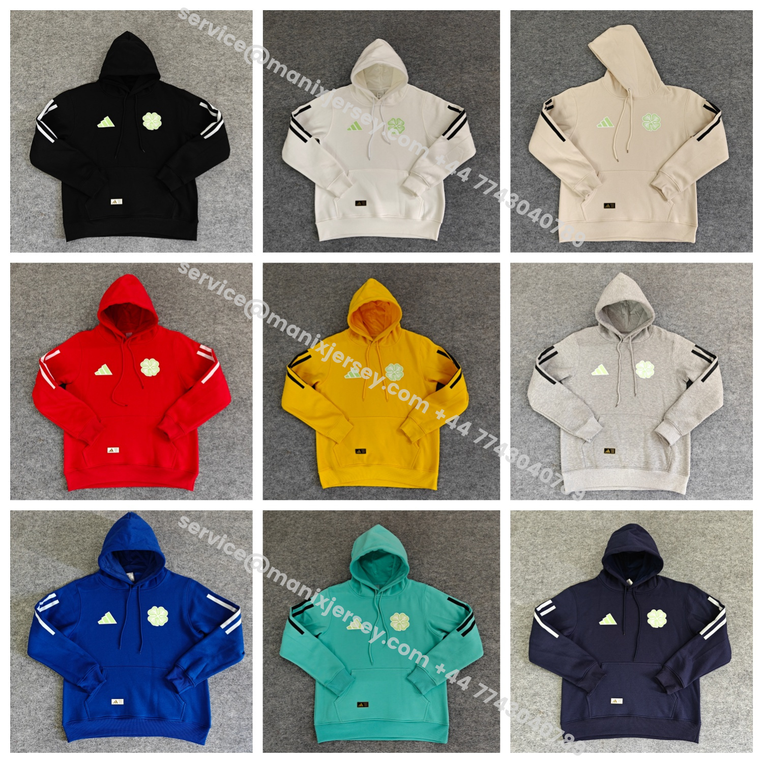 ManixJersey.com | Celtic 25-26 Home Unisex Pullover Hoodie -Customize Name, Number and Patch | Worldwide Shipping