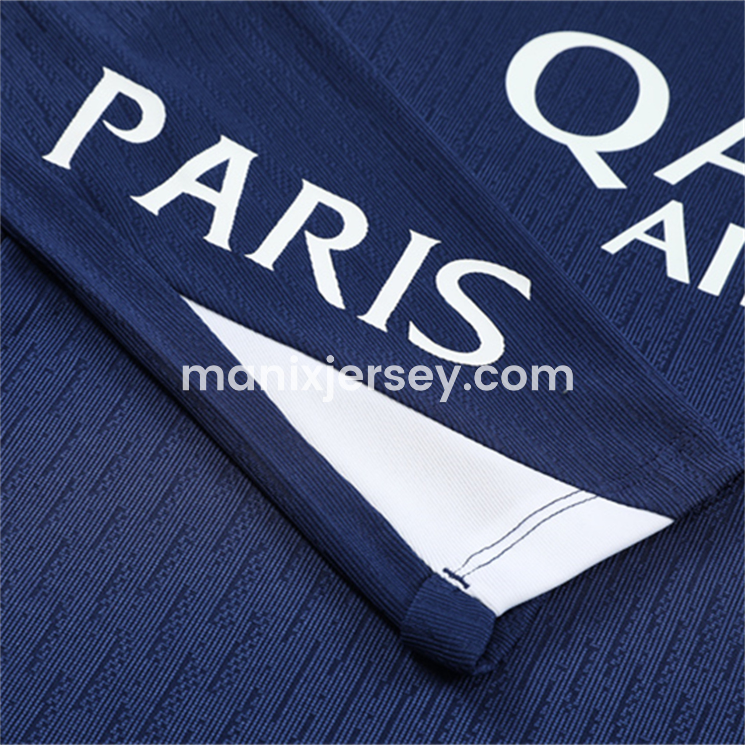 ManixJersey.com | Paris Saint-Germain PSG 25-26 Long Sleeves Training Set - Royal Blue Top & Royal Blue Pants -Customize Name, Number and Patch | Worldwide Shipping