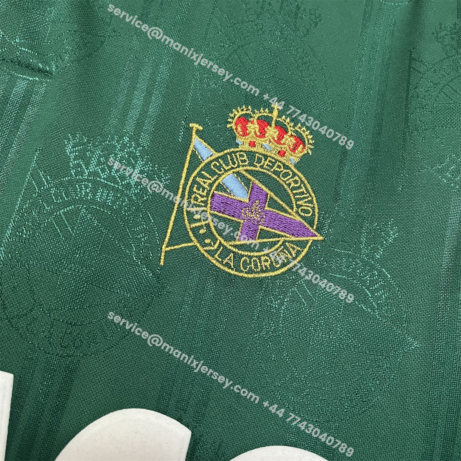 ManixJersey.com | Retro Deportivo de La Coruña 1999-00 Away Jersey -Customize Name, Number and Patch | Worldwide Shipping