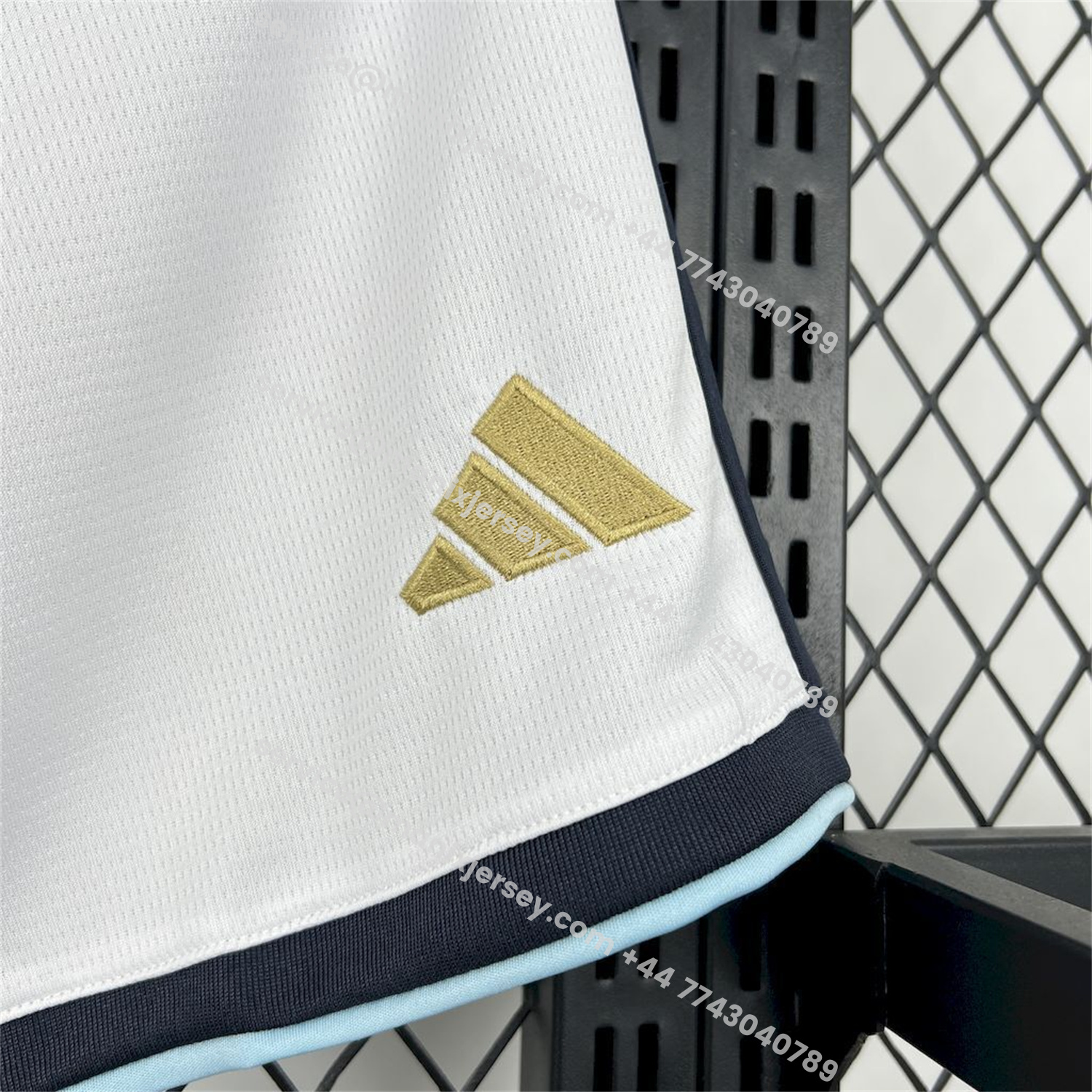 ManixJersey.com | Argentina 2026 White Shorts - Fans Version -Customize Name, Number and Patch | Worldwide Shipping