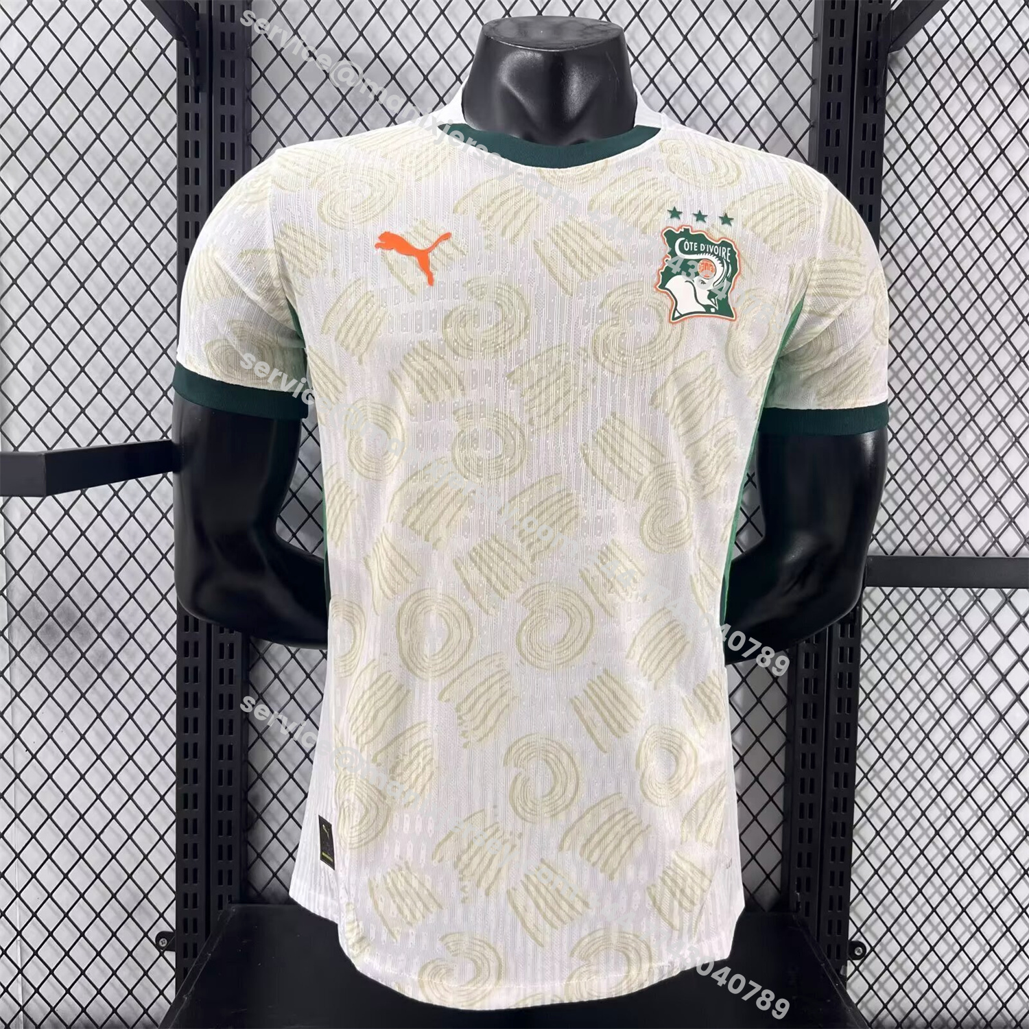 ManixJersey.com | Ivory Coast 2026 Away White Jersey - Player Version -Customize Name, Number and Patch | Worldwide Shipping