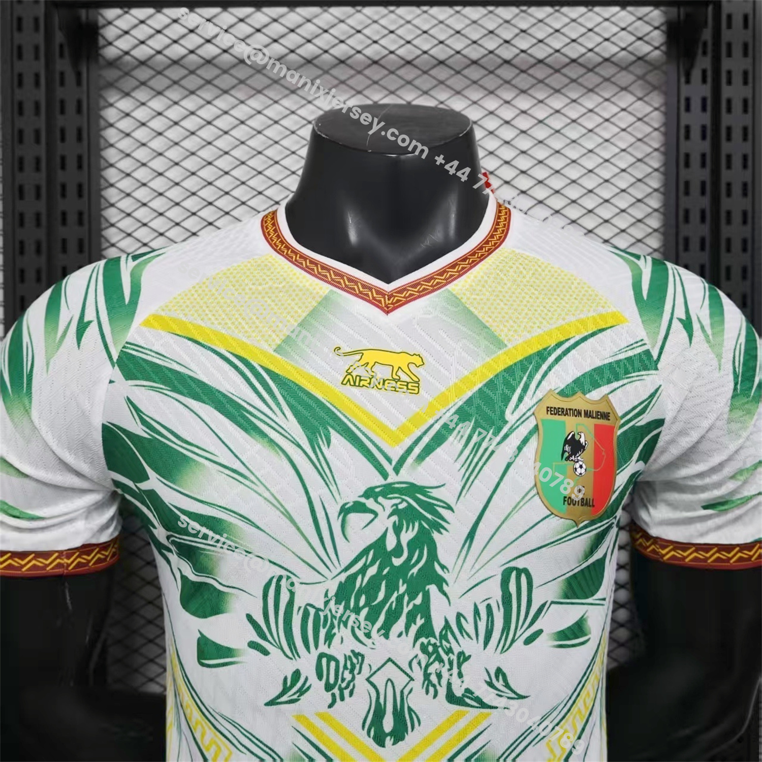 ManixJersey.com | Mali 2026 Eagle White Jersey - Player Version -Customize Name, Number and Patch | Worldwide Shipping