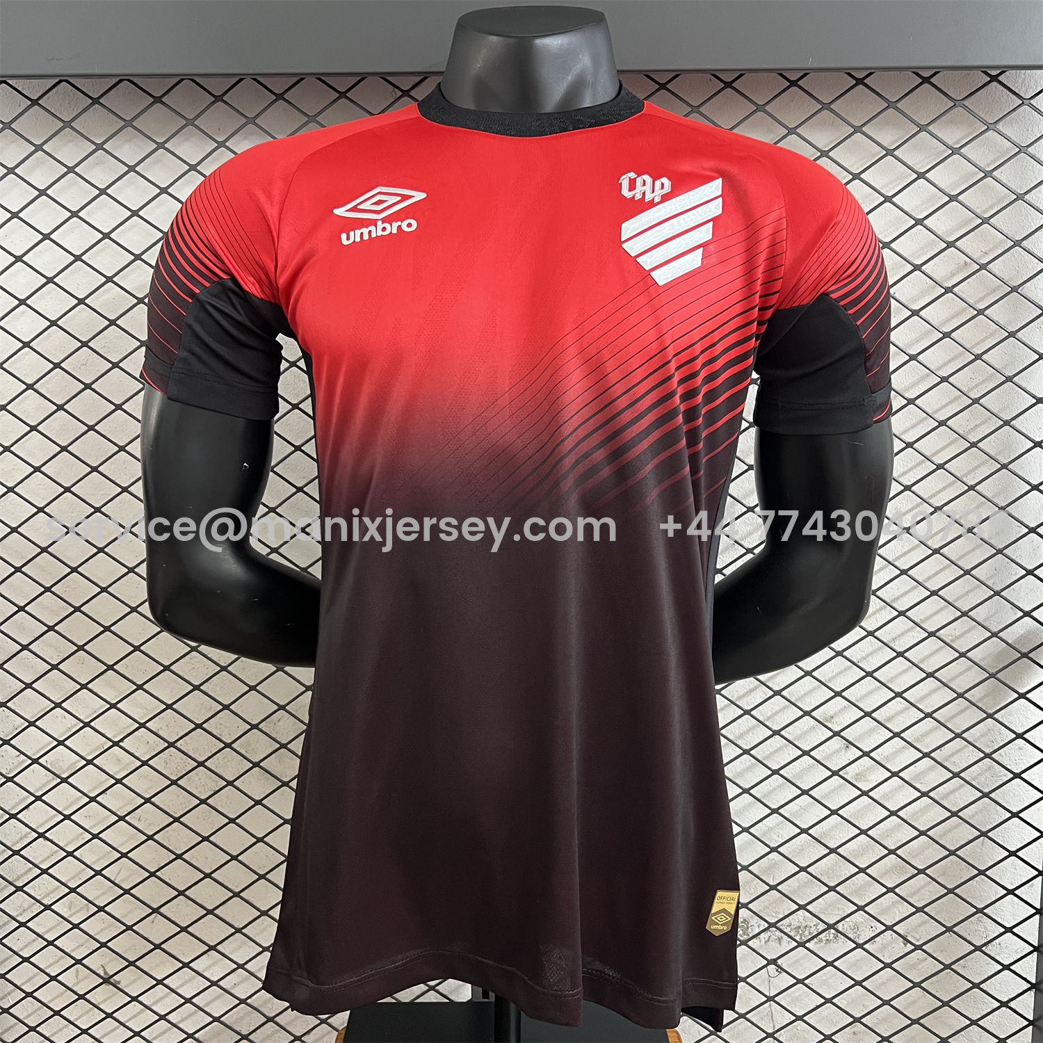 ManixJersey.com | Athletico Paranaense 25-26 Home Jersey - Player Version -Customize Name, Number and Patch | Worldwide Shipping