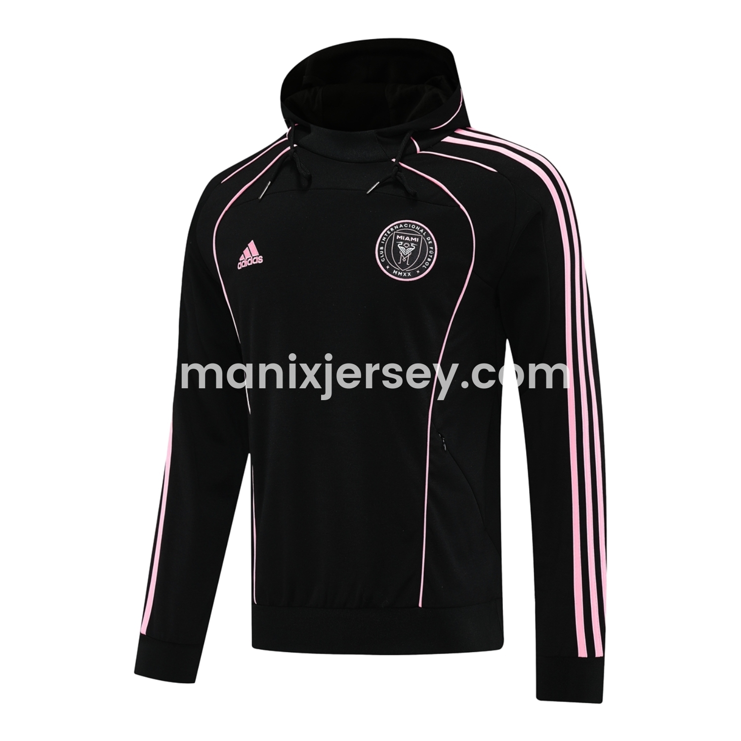 ManixJersey.com | INT M.A.M 25-26 Long Sleeves Training Hoodie Set - Black Hoodie + Pants -Customize Name, Number and Patch | Worldwide Shipping