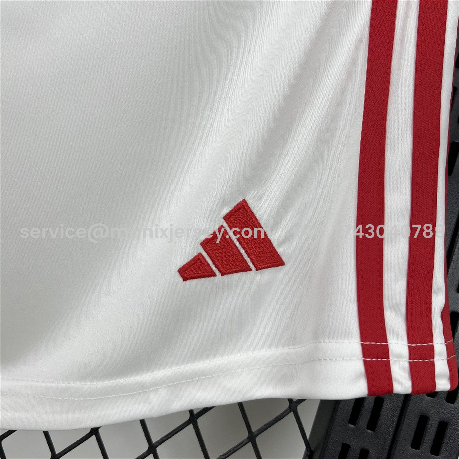 ManixJersey.com | Benfica 25-26 Home White Shorts - Fans Version -Customize Name, Number and Patch | Worldwide Shipping