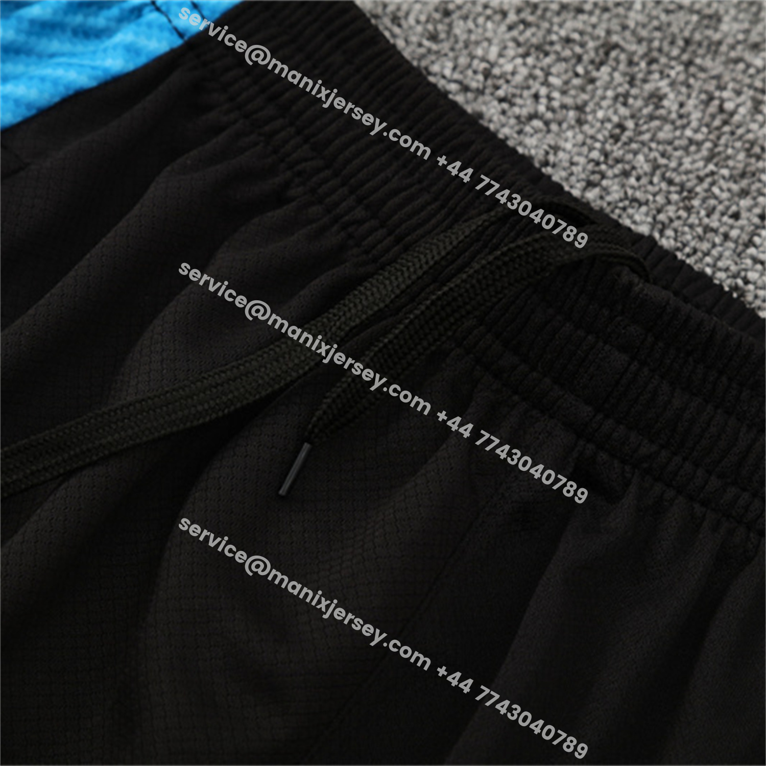 ManixJersey.com | Napoli 25-26 Kids Short-Sleeve Training Set - Gray Mecha Top & Black Shorts -Customize Name, Number and Patch | Worldwide Shipping