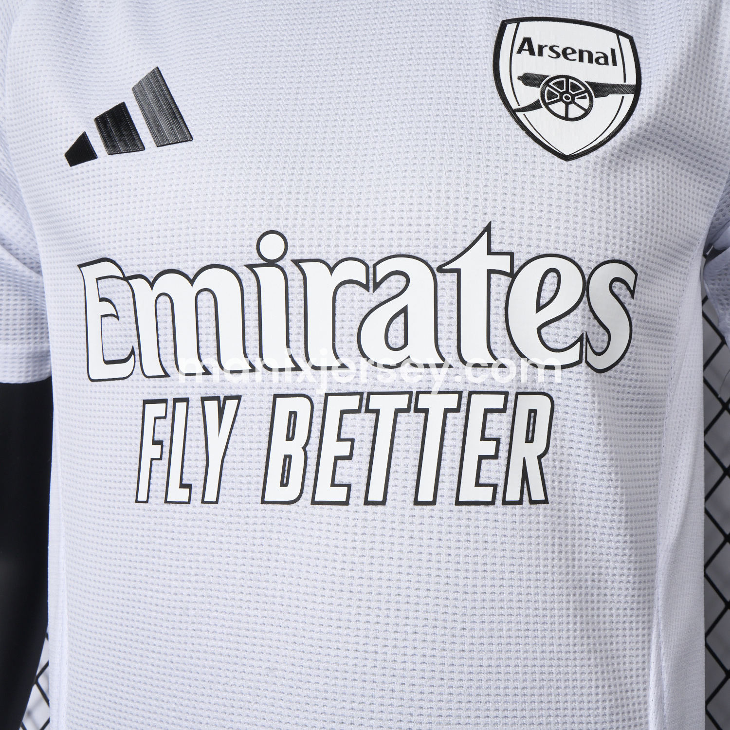 ManixJersey.com | Arsenal 24-25 No More Red White Special Edition Jersey - Player Version -Customize Name, Number and Patch | Worldwide Shipping
