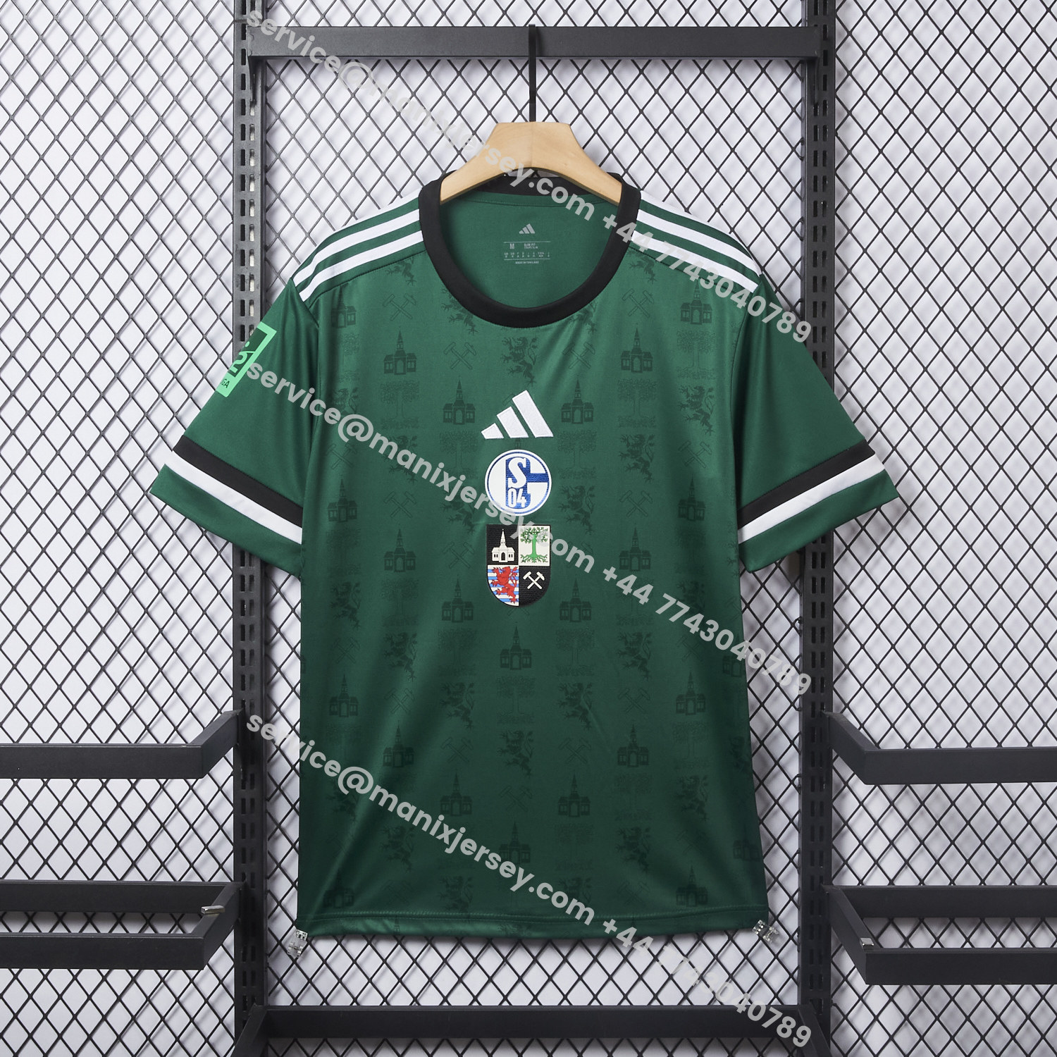 ManixJersey.com | Schalke 04 25-26 150 Years of Gelsenkirchen Special Jersey - Fans Version -Customize Name, Number and Patch | Worldwide Shipping