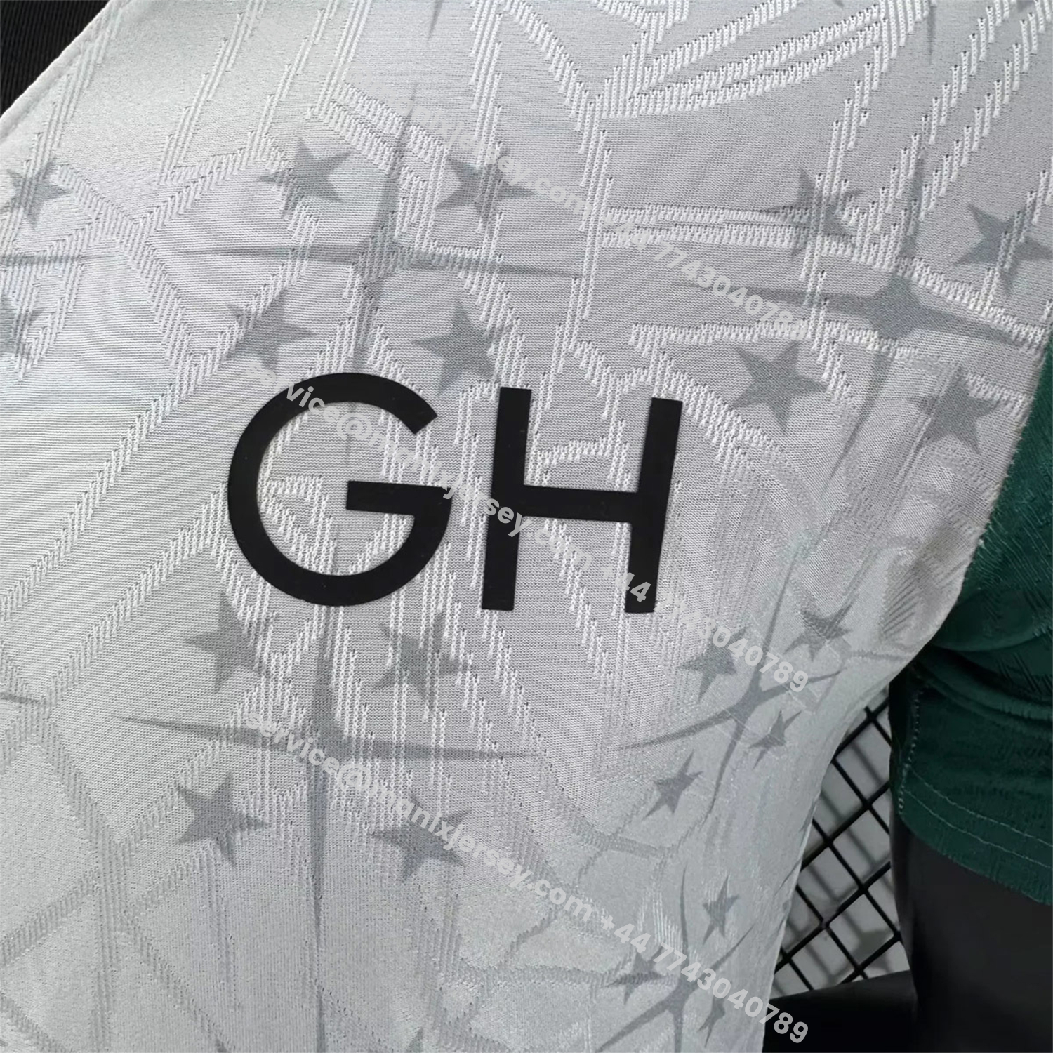 ManixJersey.com | Ghana 2026 Coat Of Arms White Special Jersey - Player Version -Customize Name, Number and Patch | Worldwide Shipping