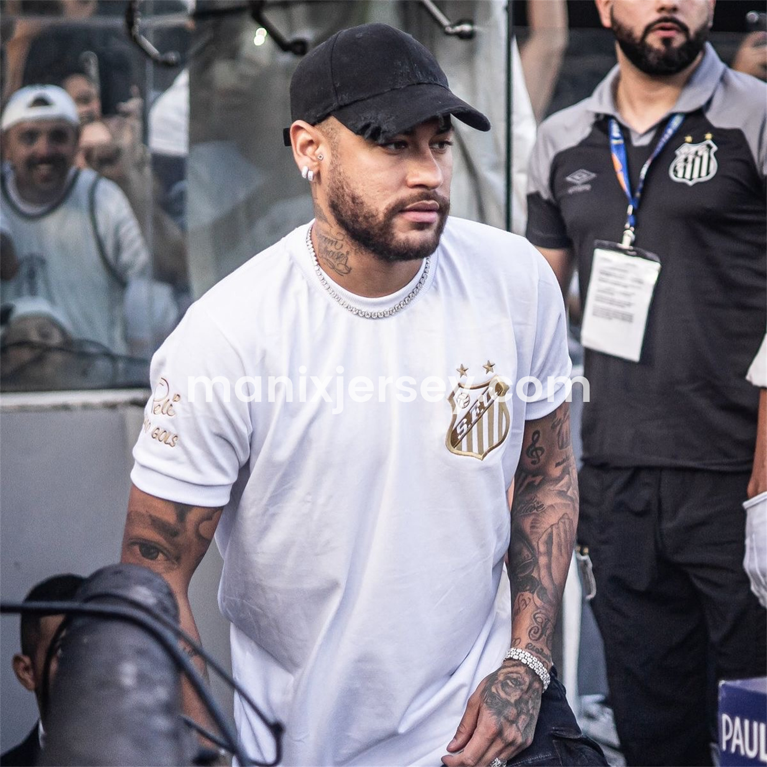 ManixJersey.com | Santos 24-25 White Special Edition Jersey - Fans Version -Customize Name, Number and Patch | Worldwide Shipping