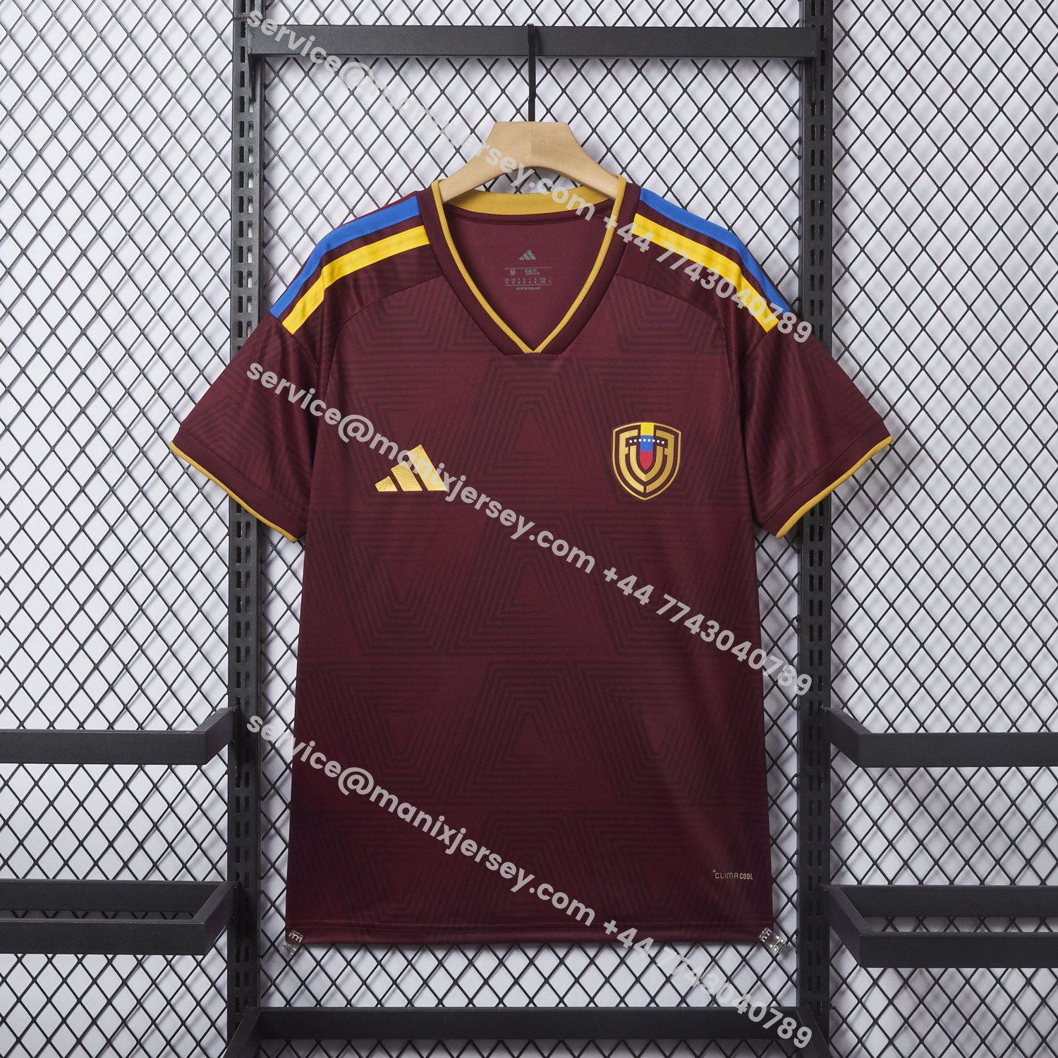 ManixJersey.com | Venezuela 2026 Home Jersey - Fans Version -Customize Name, Number and Patch | Worldwide Shipping