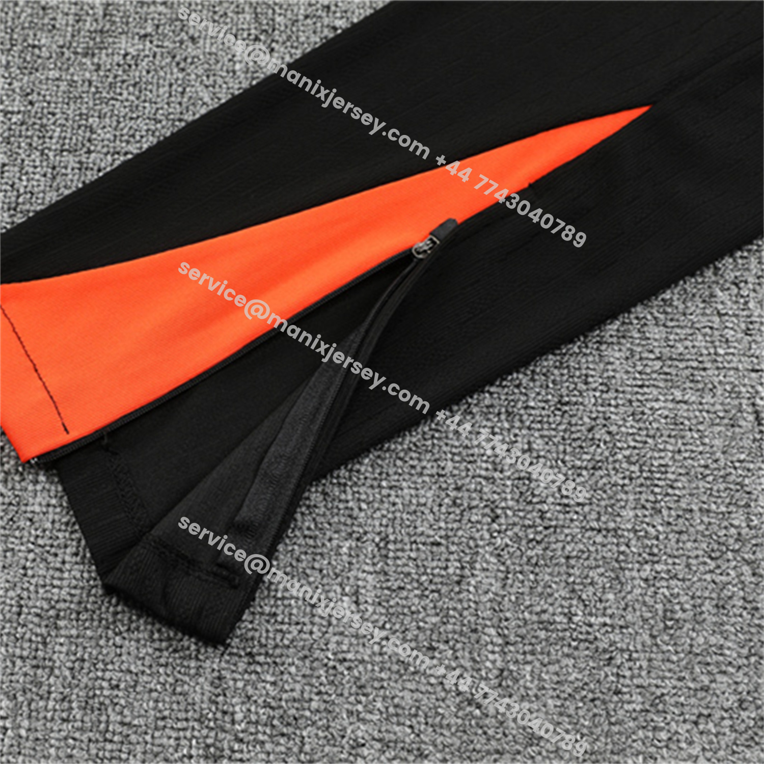 ManixJersey.com | Brazil 25-26 Kids Long Sleeve Training Set - Player Version - Black Top and Pants -Customize Name, Number and Patch | Worldwide Shipping