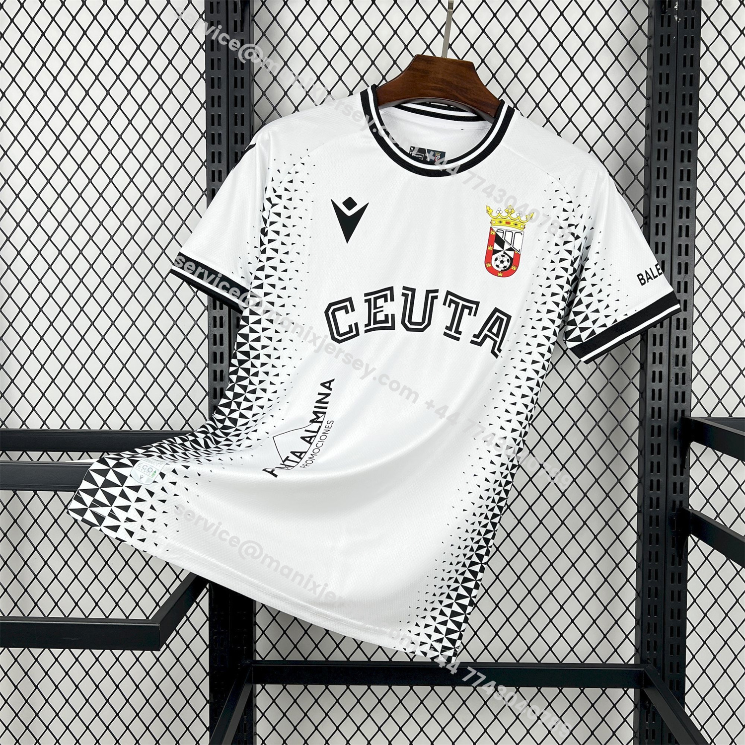 ManixJersey.com | AD Ceuta 25-26 Home Jersey - Fans Version -Customize Name, Number and Patch | Worldwide Shipping