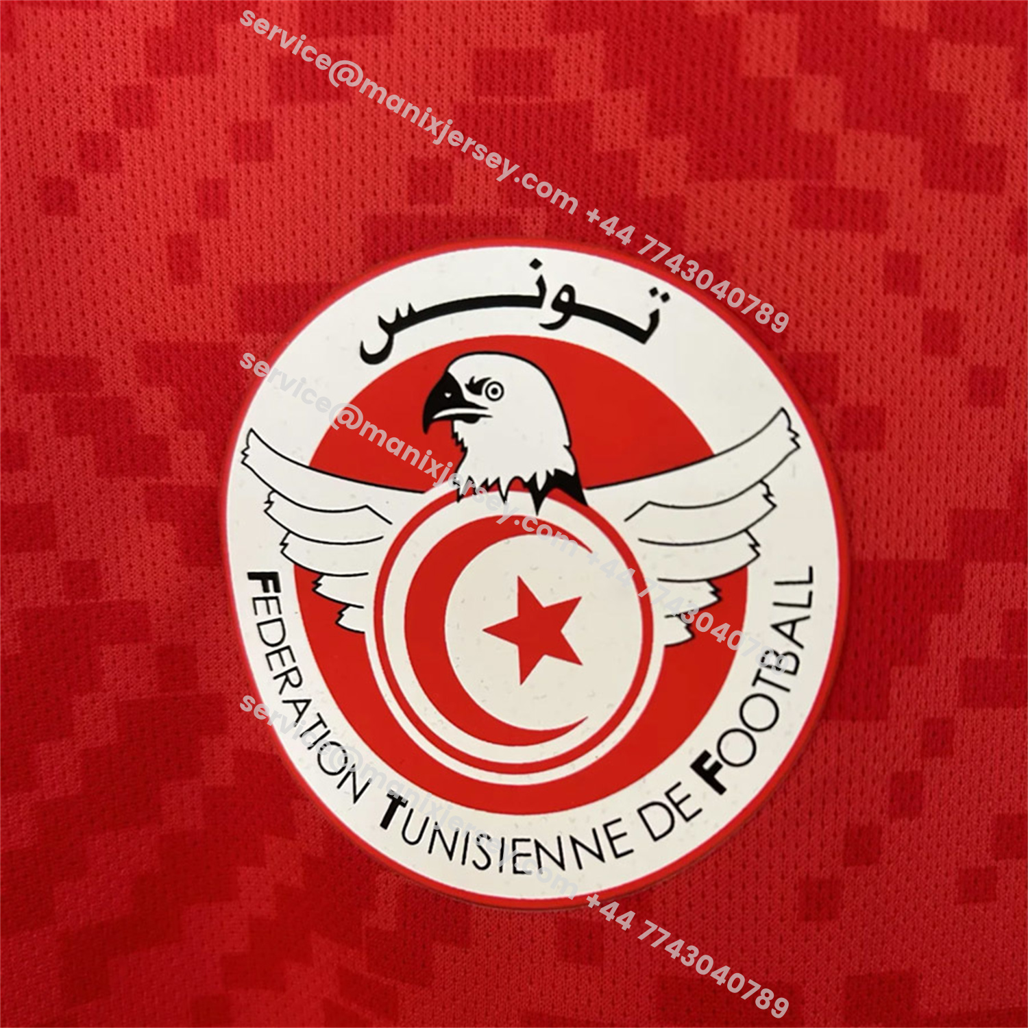 ManixJersey.com | Tunisia 2026 Home Red Jersey - Fans Version -Customize Name, Number and Patch | Worldwide Shipping
