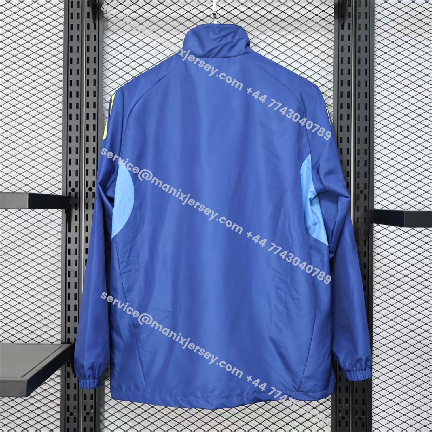 ManixJersey.com | Club América 25-26 Blue Windbreaker Jacket - Deep Green -Customize Name, Number and Patch | Worldwide Shipping