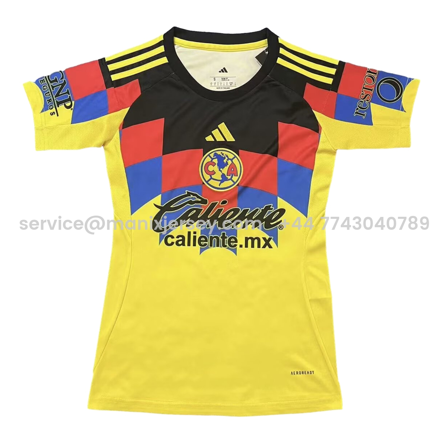 ManixJersey.com | Women's Club América 25-26 Home Jersey -Customize Name, Number and Patch | Worldwide Shipping