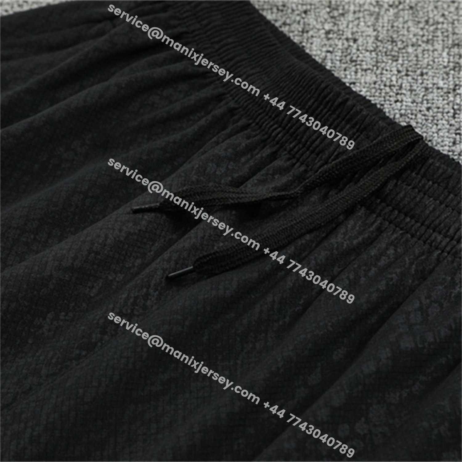 ManixJersey.com | Barcelona 25-26 X KB Kids Short-Sleeve Training Set - Black Blue Top & Black Shorts -Customize Name, Number and Patch | Worldwide Shipping