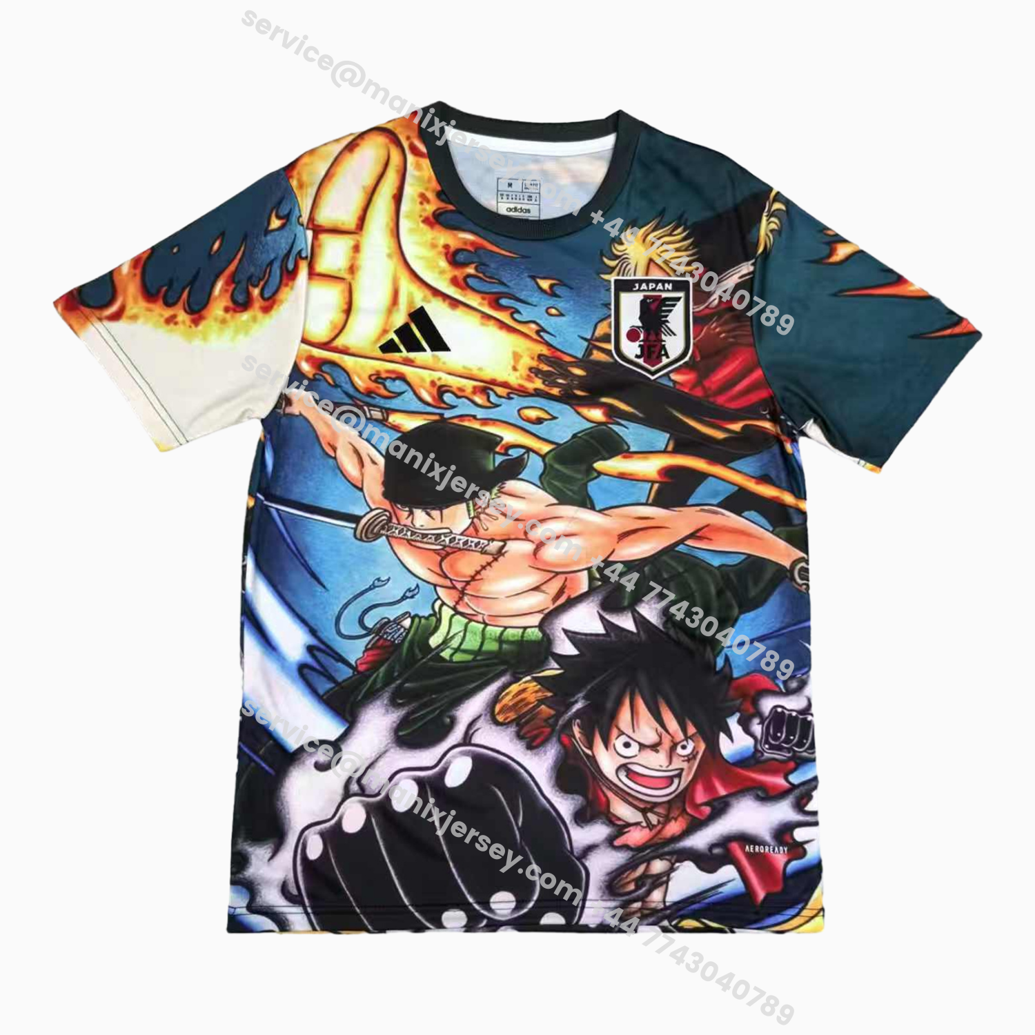 ManixJersey.com | Japan 25-26 Luffy Sauron Fighting Side By Side Special Jersey - Fans Version -Customize Name, Number and Patch | Worldwide Shipping