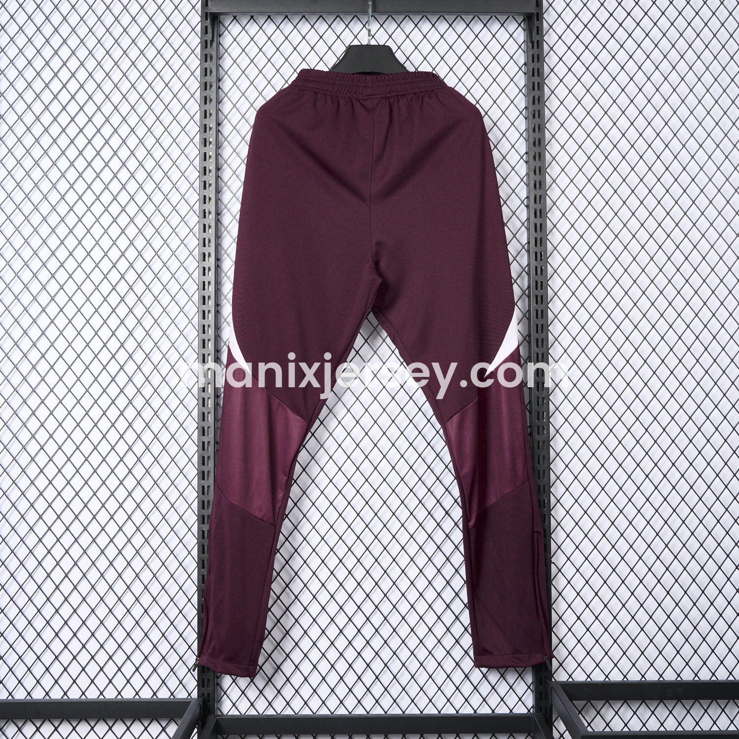 ManixJersey.com | Bayern Munich 24-25 Burgundy Training Pants - Player Version -Customize Name, Number and Patch | Worldwide Shipping