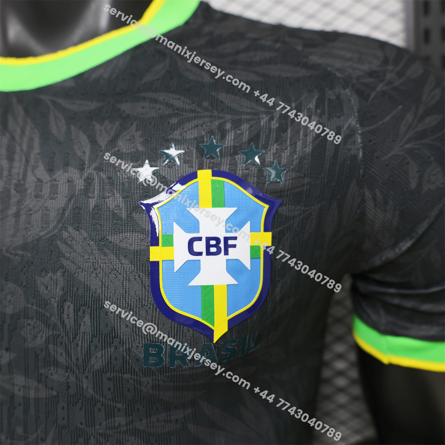 Brazil 2026 Black With Green Trim Brazilian Football Players Special Edition Jersey - Player Version:football jersey mysite: unitedjerseyfootball 邓江浪:football