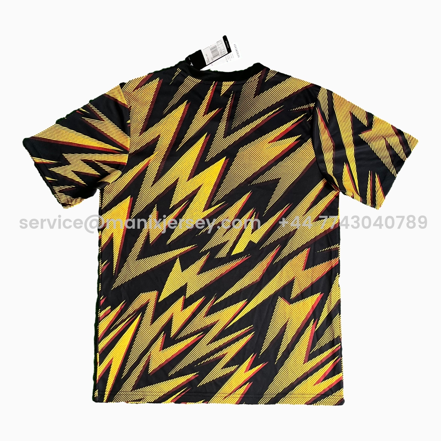 ManixJersey.com | AS Roma 25-26 Yellow Pre-Match Training Jersey - Fans Version -Customize Name, Number and Patch | Worldwide Shipping