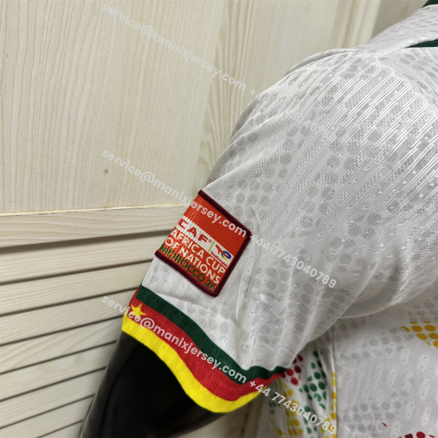 ManixJersey.com | Cameroon 2026 Away White Jersey - Player Version -Customize Name, Number and Patch | Worldwide Shipping