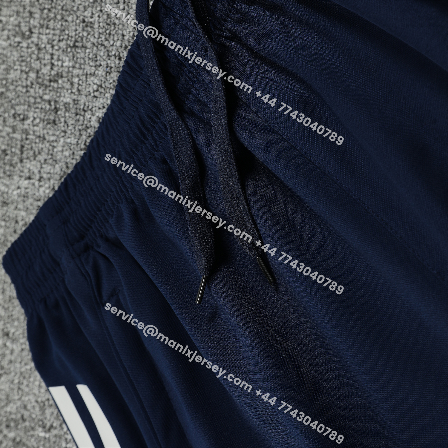 ManixJersey.com | Arsenal 25-26 Vest Training Set - Deep Blue Vest and Shorts -Customize Name, Number and Patch | Worldwide Shipping