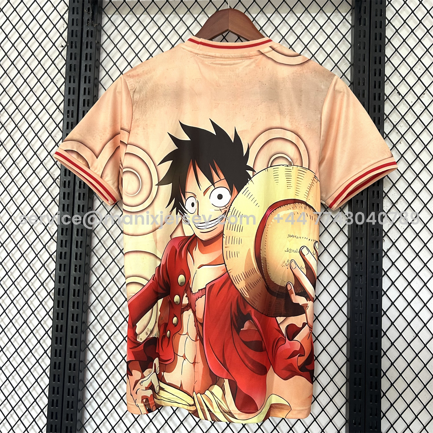 ManixJersey.com | Japan 25-26 Luffy And His Straw Hat Special Jersey - Fans Version -Customize Name, Number and Patch | Worldwide Shipping