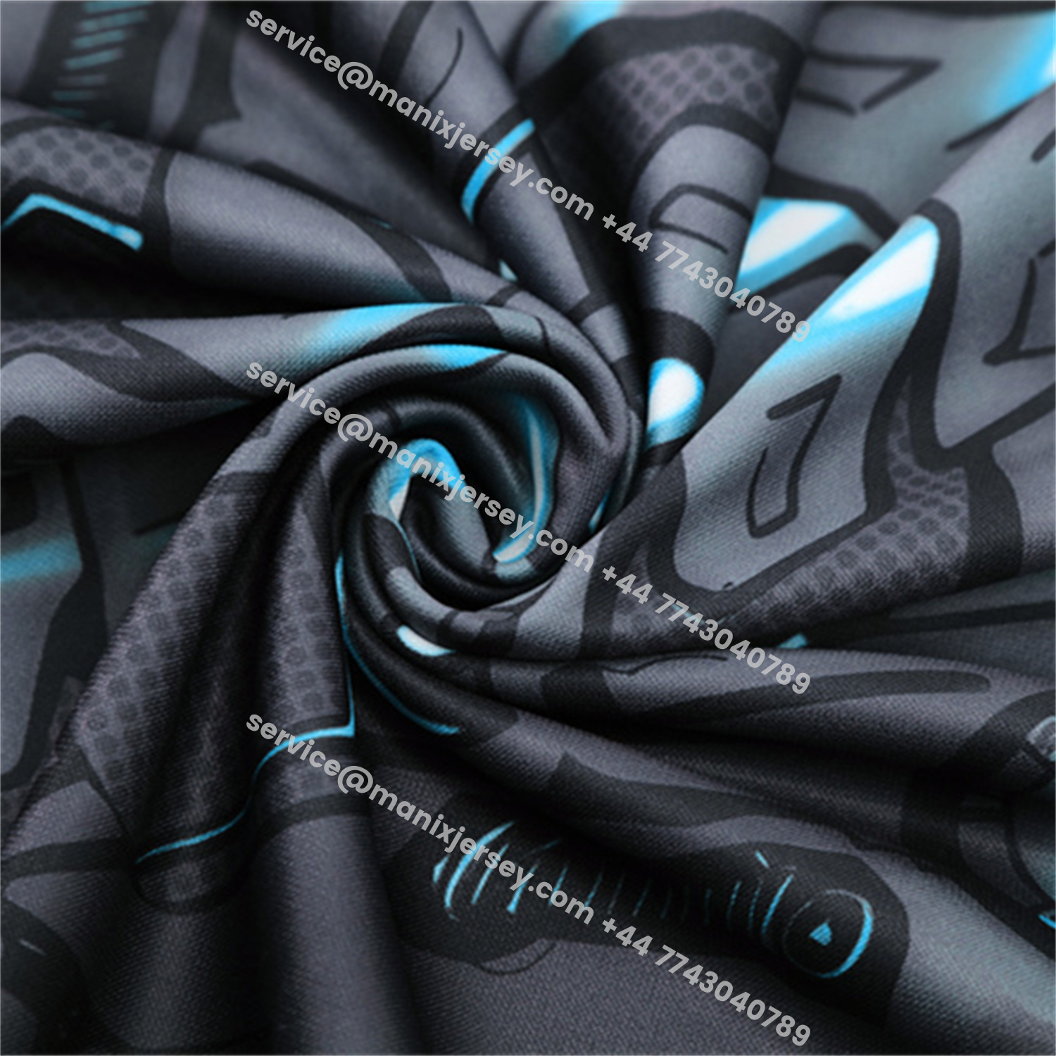 ManixJersey.com | Napoli 25-26 Long Sleeve Training Set - Gray Mecha Top & Black Pants -Customize Name, Number and Patch | Worldwide Shipping