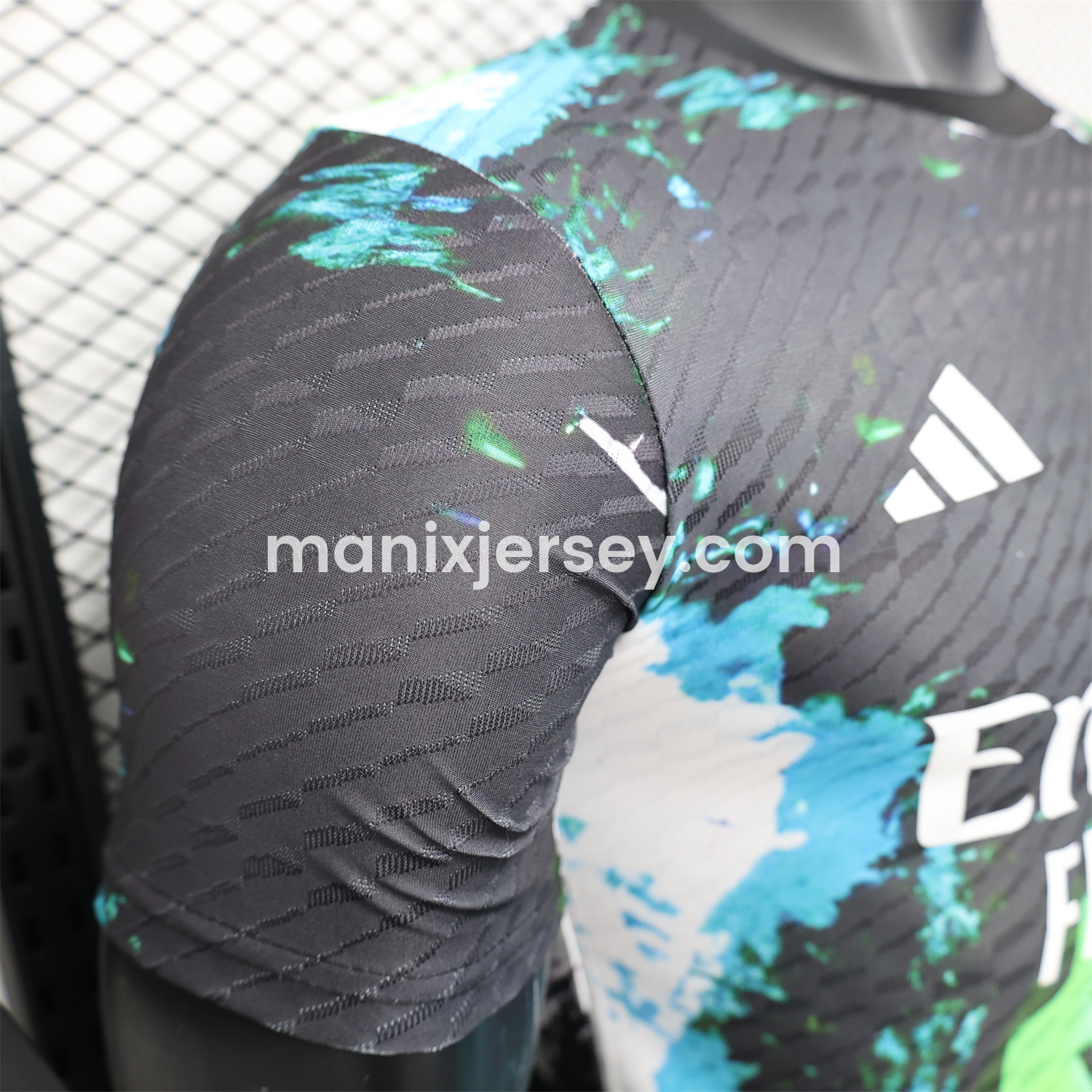 ManixJersey.com | Real Madrid 25-26 Green & Black Special Edition Jersey - Player Version -Customize Name, Number and Patch | Worldwide Shipping