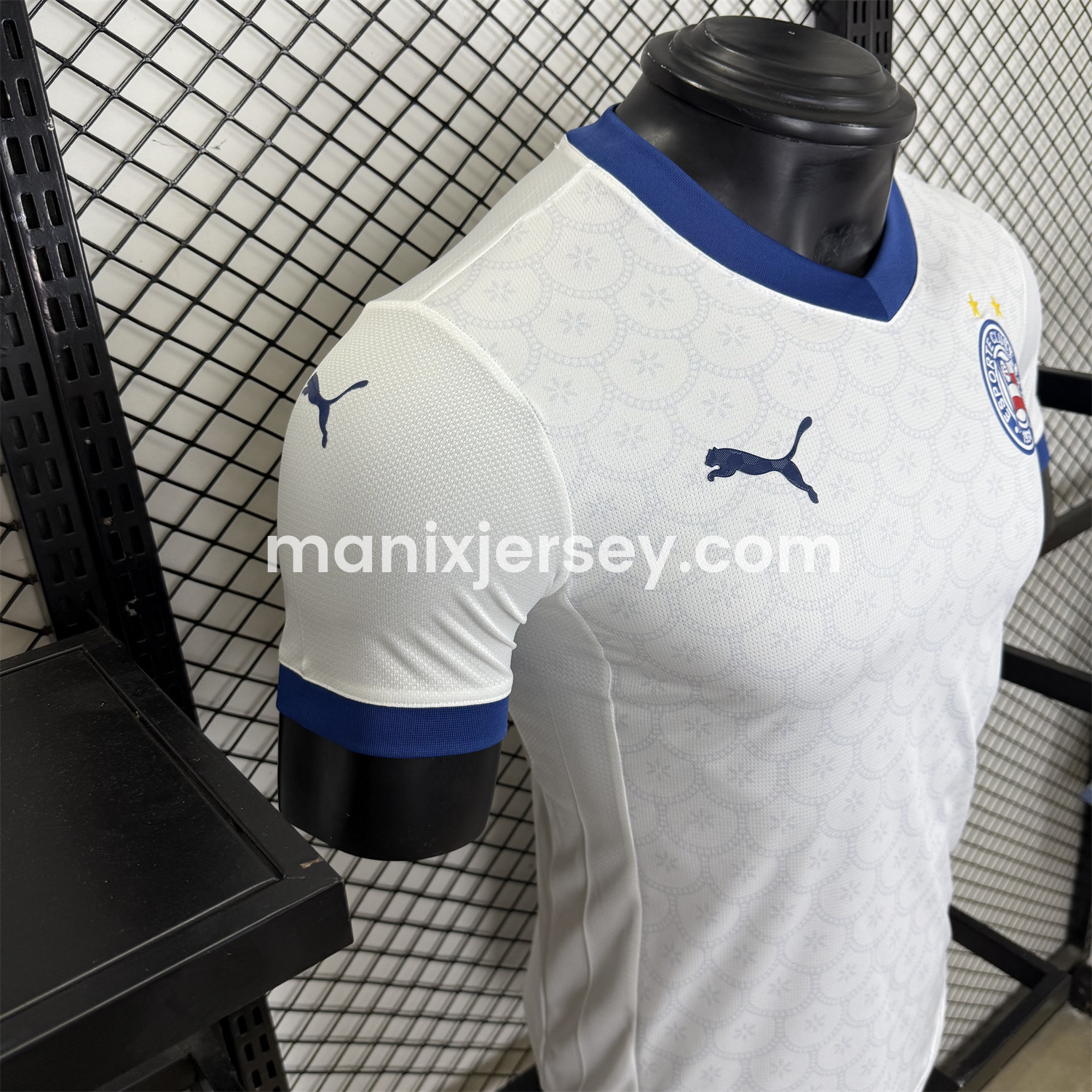 ManixJersey.com | Bahia 25-26 Home Unsponsored Jersey - Player Version -Customize Name, Number and Patch | Worldwide Shipping